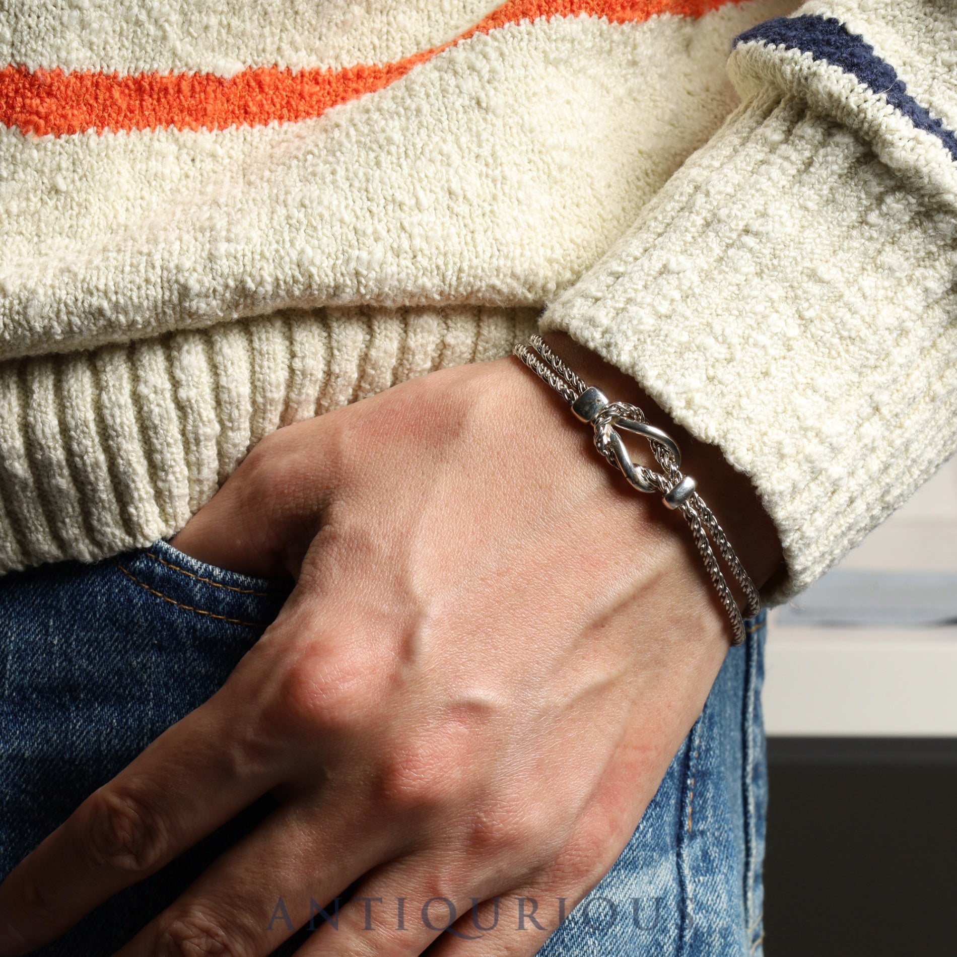 ティファニー ブレスレット ダブルロープ SV925