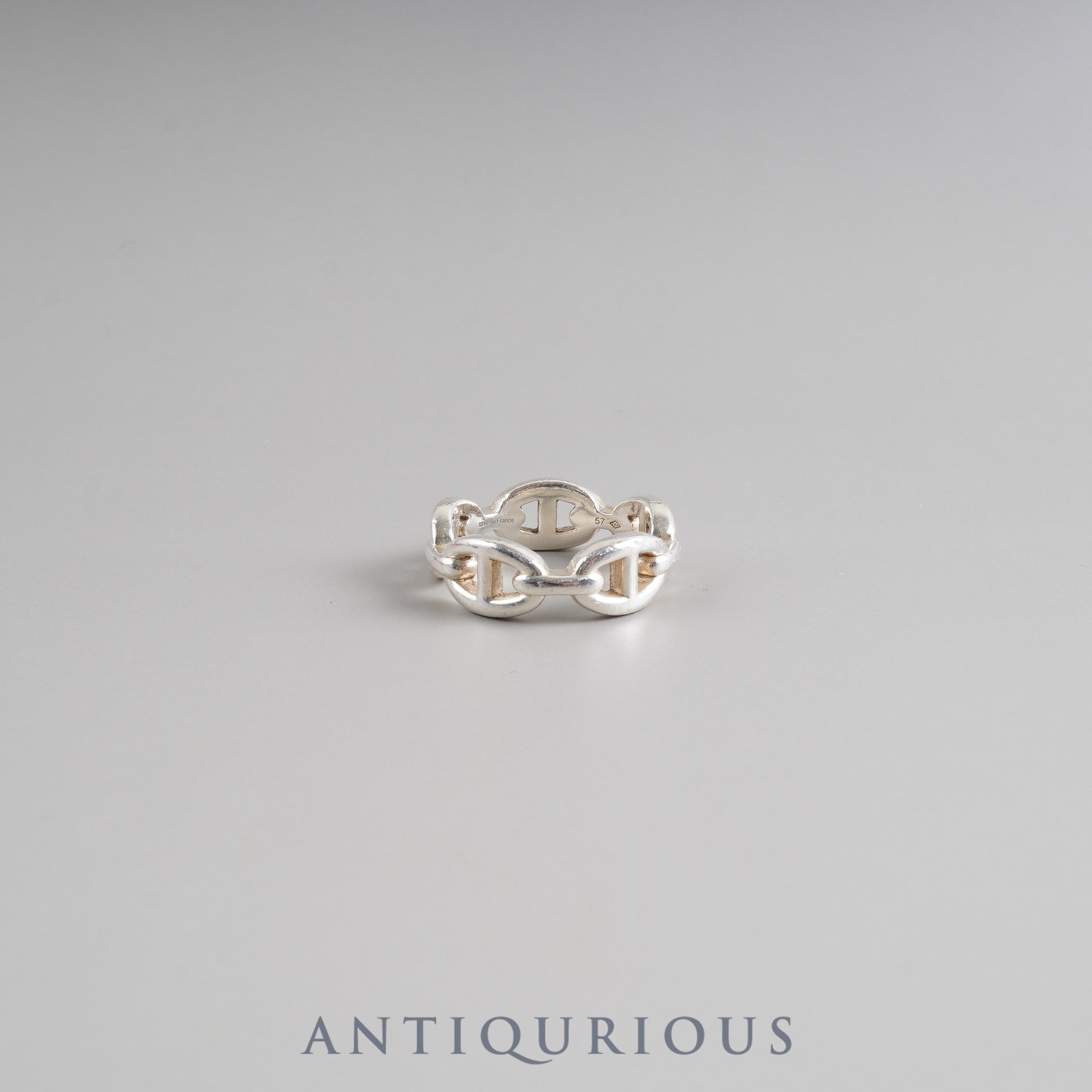 エルメス リング シェーヌダンクル アンシェネ スターリングシルバー #57 箱