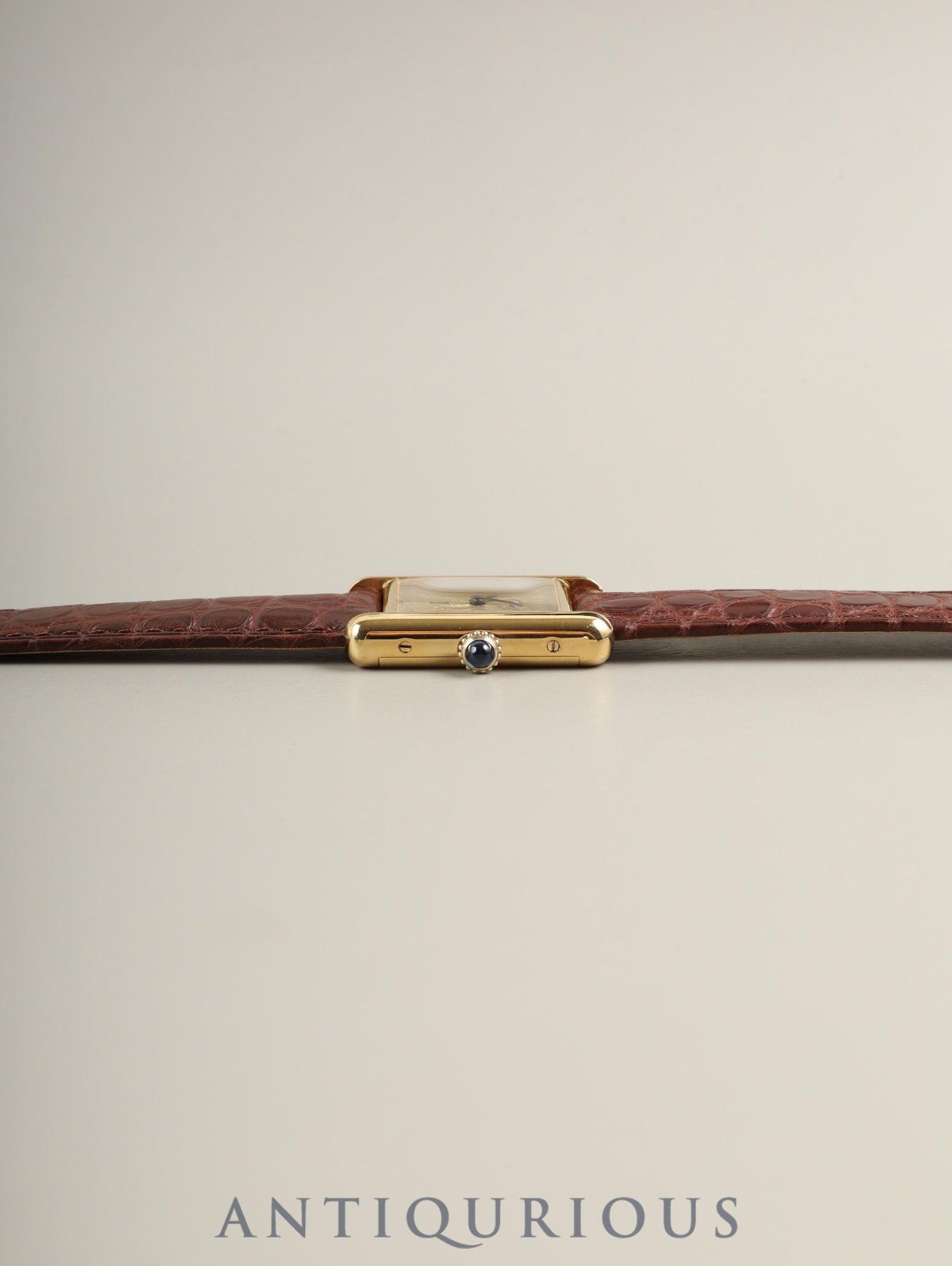 カルティエ マストタンク SM 3 手巻き Cal.78-1 SV925 革 純正ピンバックル(GP)サンレイ文字盤(SWISS表記) 箱 冊子 保証書(1983年 / 個人名あり)オーバーホール済み 新品仕上げ済み