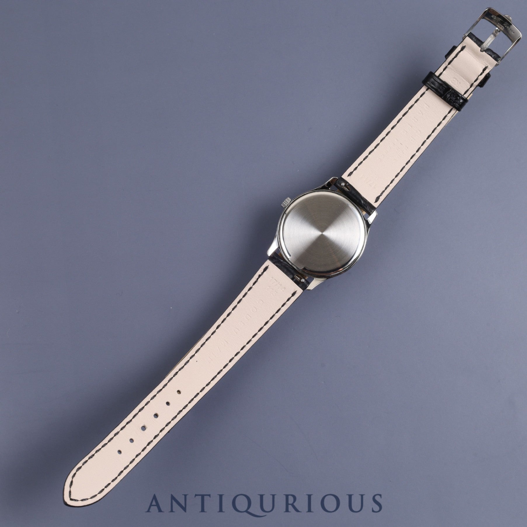 Patek Philippe Calatrava 3923A Manual winding Cal.215 SS Leather Genuine buckle (SS) Grey dial 1987 Repair details included