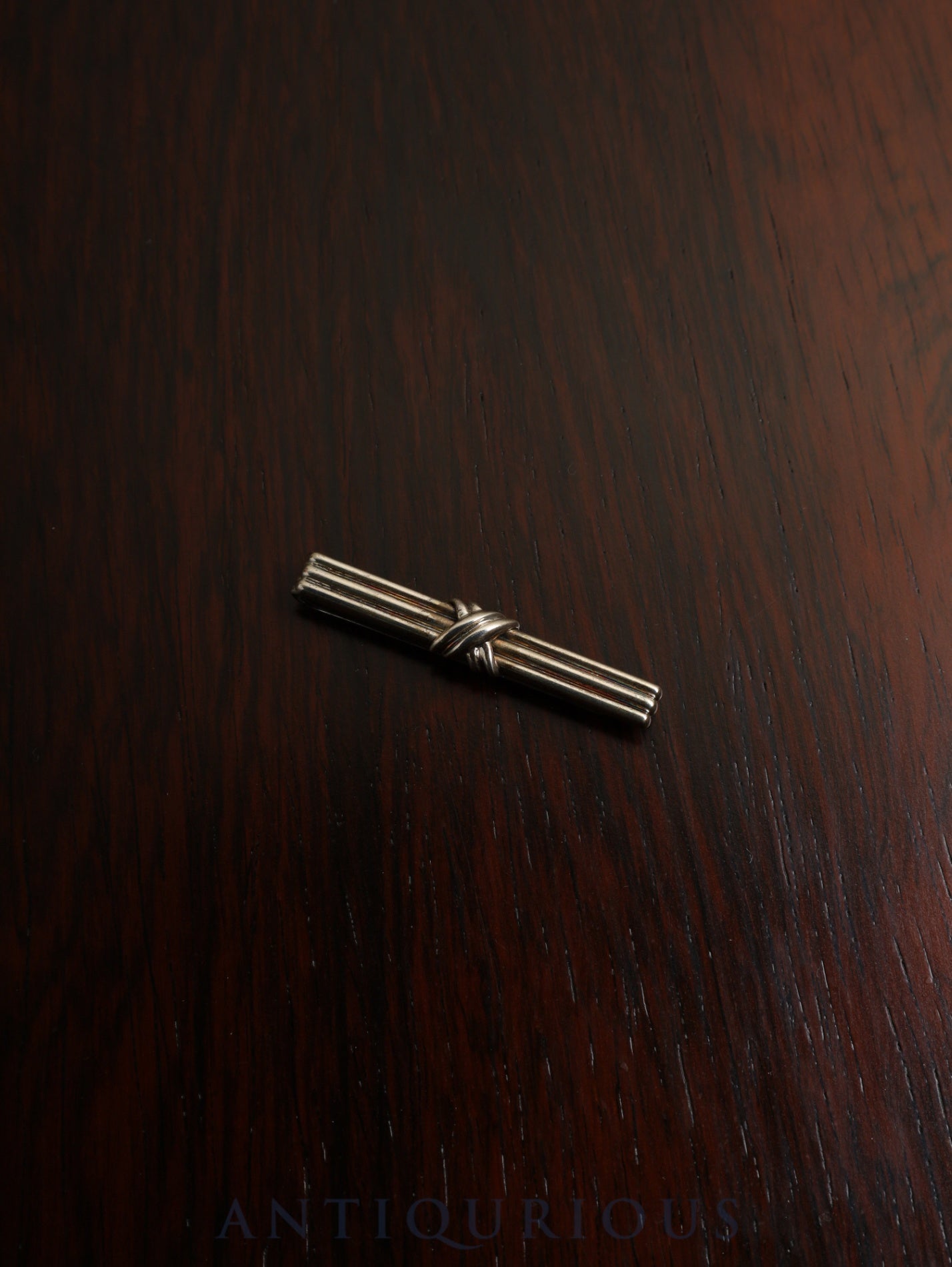 Tiffany & Co. Signature Cross Sterling Silver Tie Clip with Box, Dust Bag, and Booklet