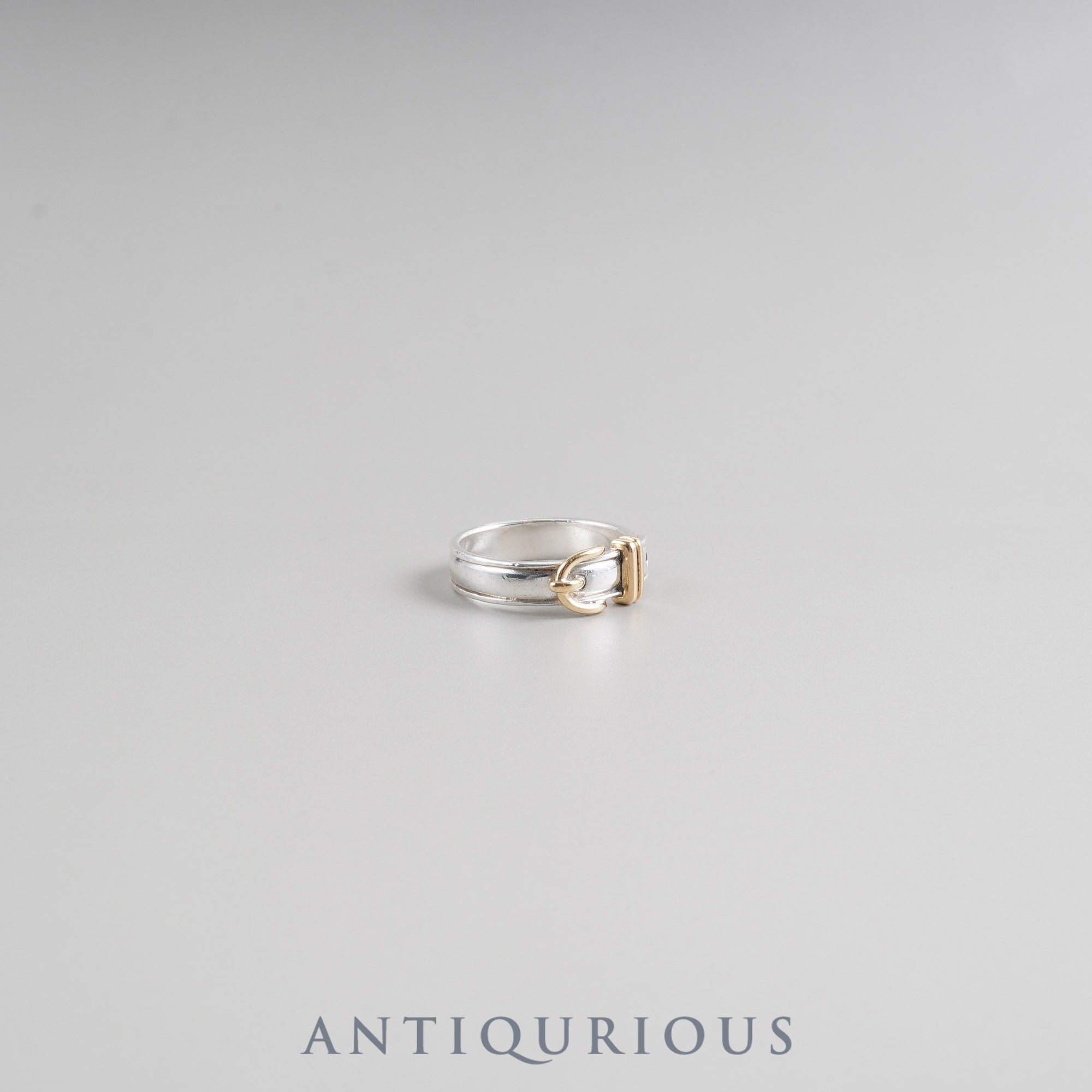 Hermès Santur Ring, SV925/750, 4.2g, #54, Approx. Size 13