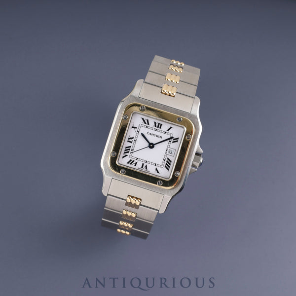 Cartier Santos Galbee LM AC23.80gr OR 0.750 4.05gr / 2961 Automatic SS/YG SS/YG White Roman Dial Completely serviced at a Cartier boutique