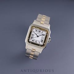 Cartier Santos Galbee LM AC23.80gr OR 0.750 4.05gr / 2961 Automatic SS/YG SS/YG White Roman Dial Completely serviced at a Cartier boutique