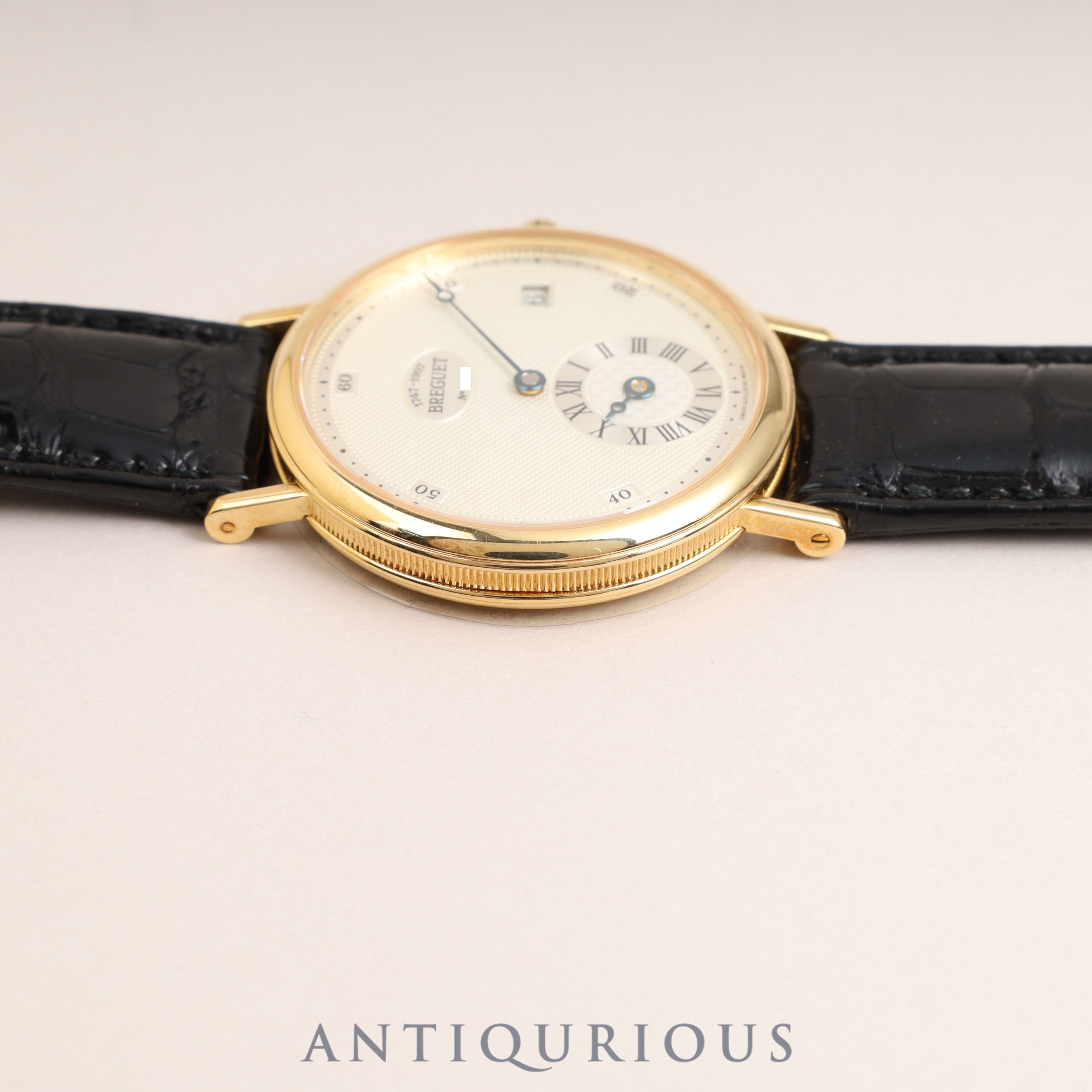 Breguet Regulator 1747 250th Anniversary Model Automatic Cal.591 750YG Genuine Leather Strap Genuine Buckle (750) Silver Dial Box