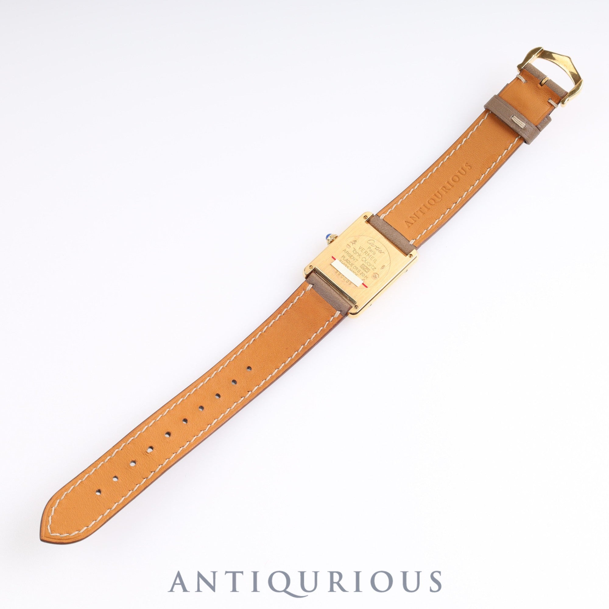 Cartier Must Tank LM QZ 590005 Arabic dial SV925 Leather Inner box
