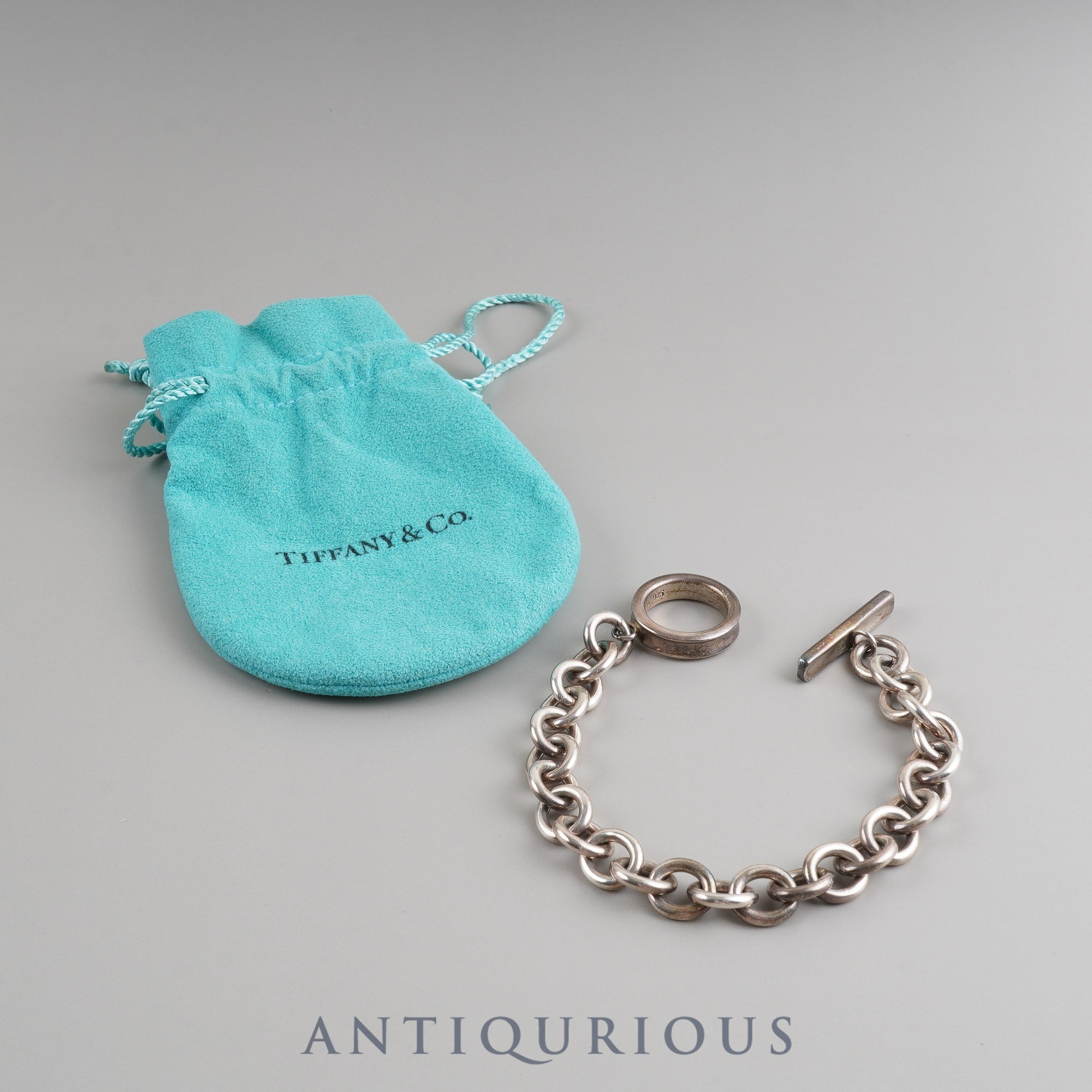 Tiffany Bracelet 1837 Toggle SV925 Dust Bag
