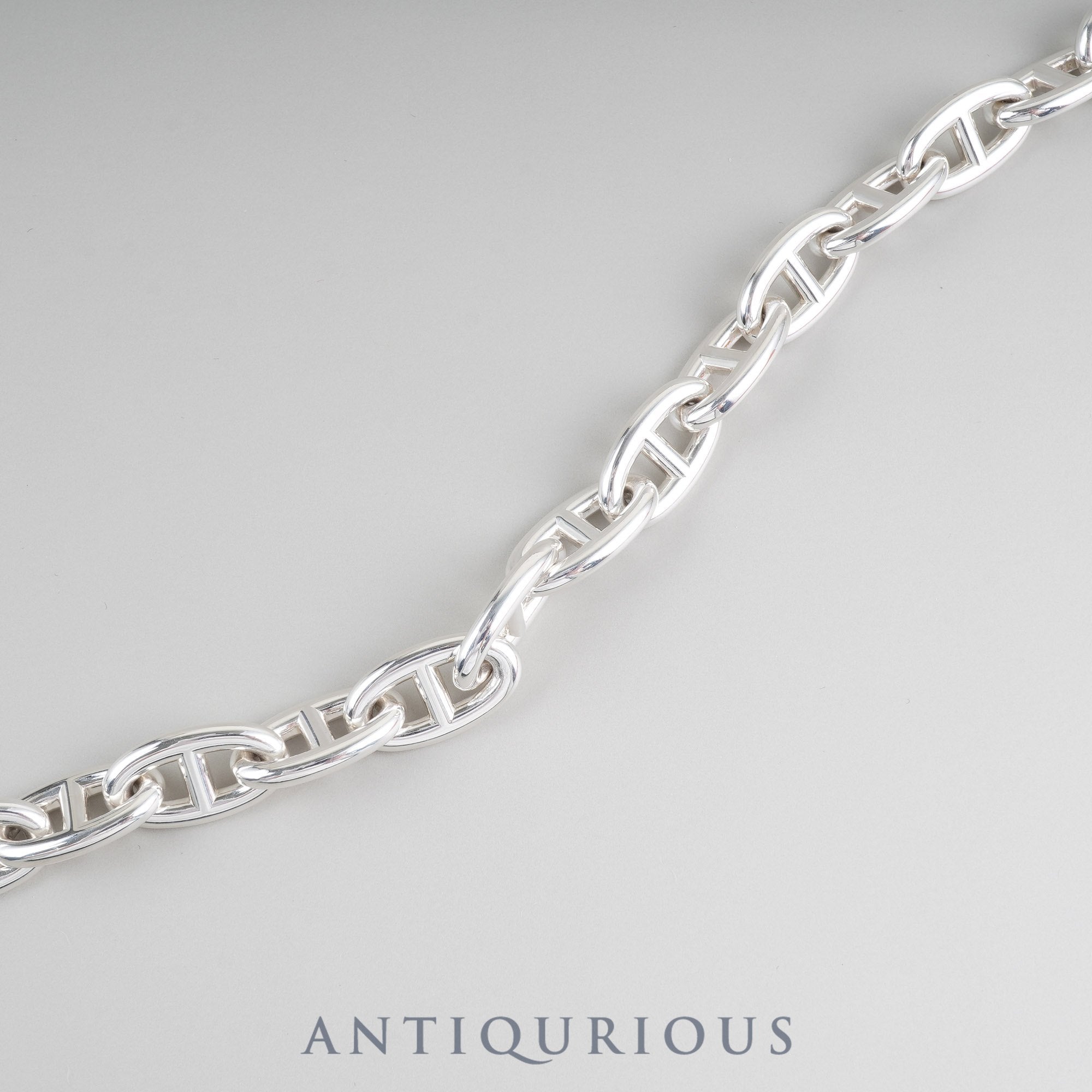 エルメス ブレスレット シェーヌダンクル GM SV925 14コマ 箱 23年刻