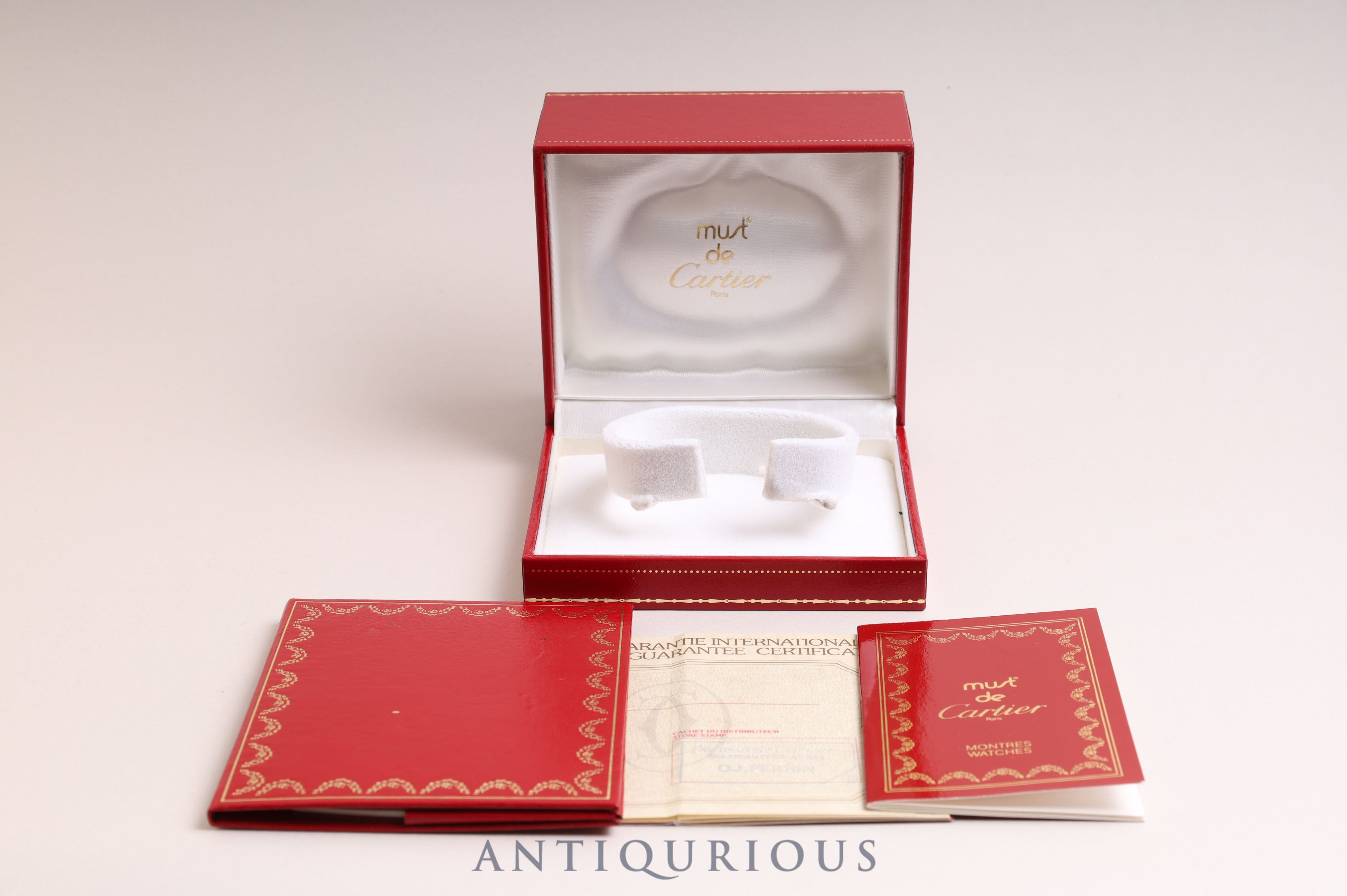 カルティエ マストタンク SM QZ ホワイトローマン文字盤