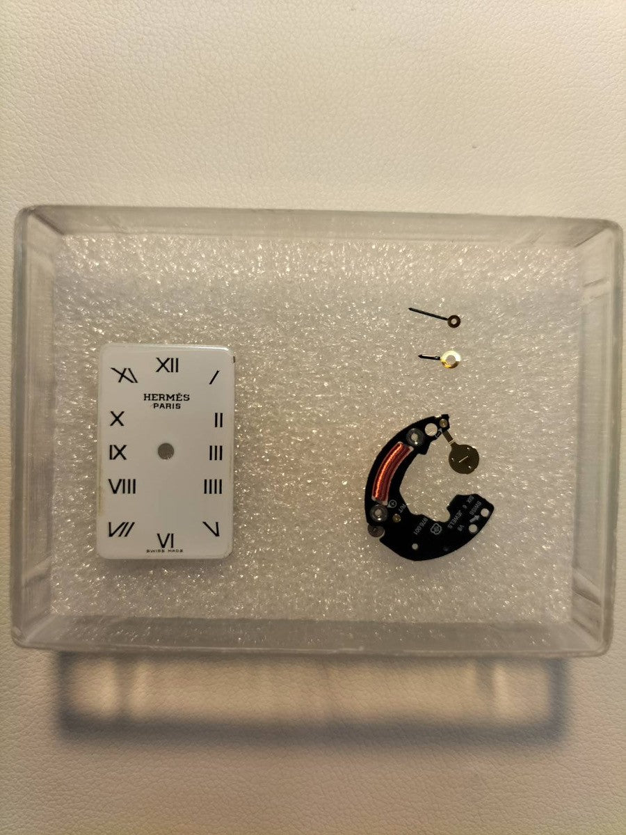 エルメス クロアジュール CR1.240 クォーツ Cal.976.001 SS/GP SS/GP ホワイト文字盤 オーバーホール済み