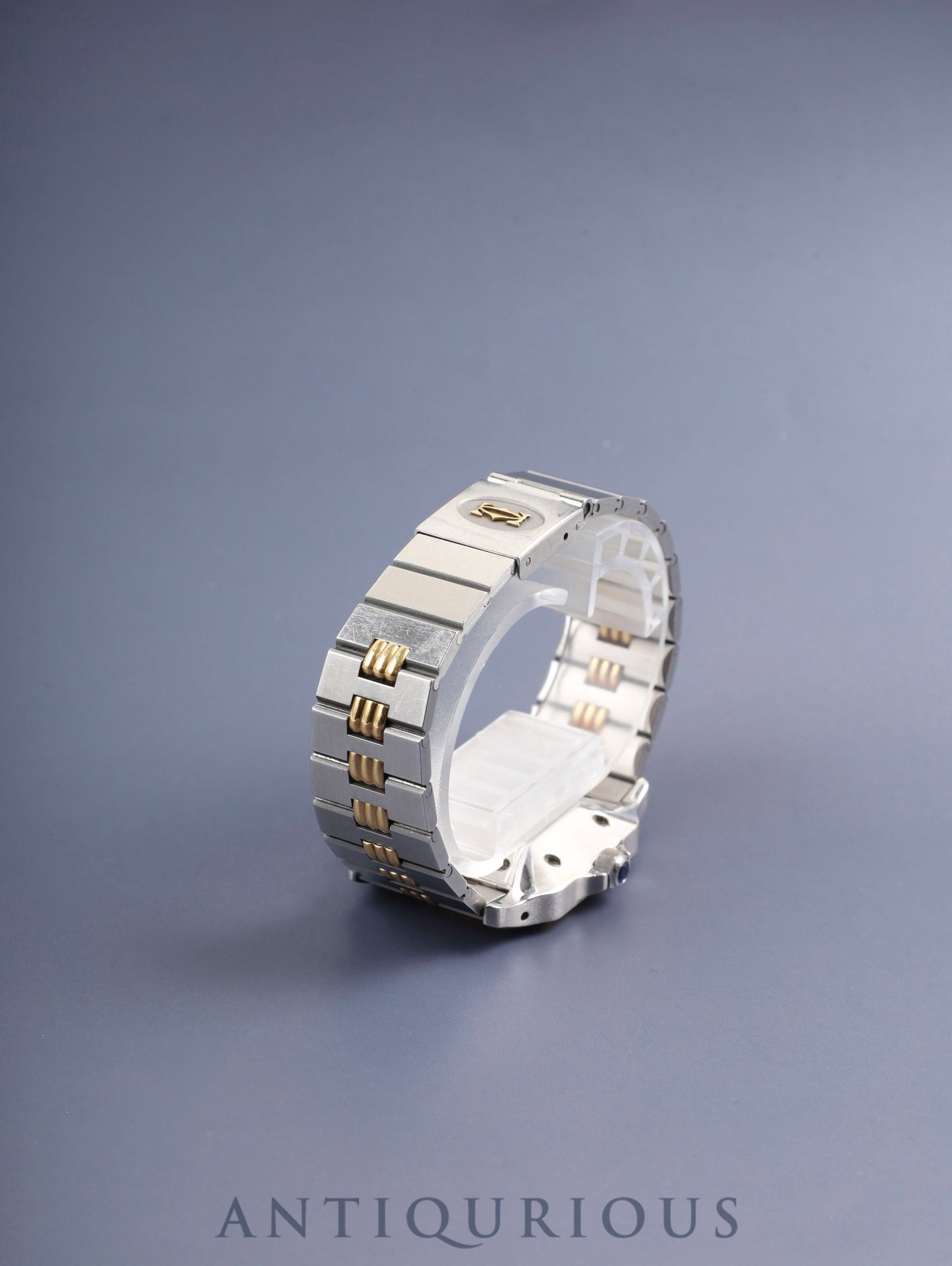 カルティエ サントス カレ LM 2961 自動巻き Cal.ETA2671 SS/YG SS/YG ホワイトローマン文字盤 オーバーホール済み