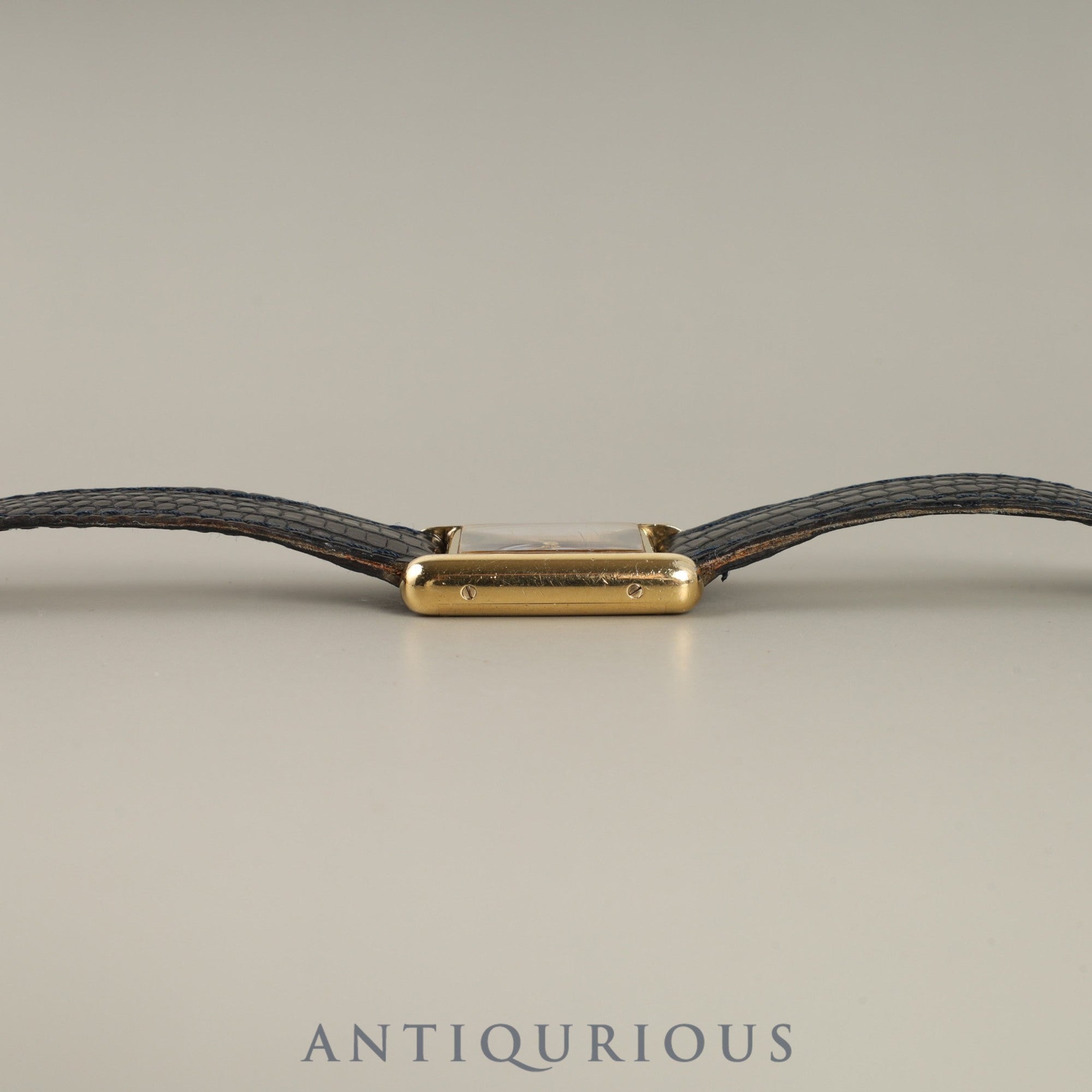 カルティエ マストタンク SM 手巻き Cal.78-1 SV925 純正革ベルト 純正尾錠(GP)ラピスラズリ文字盤 オーバーホール済み