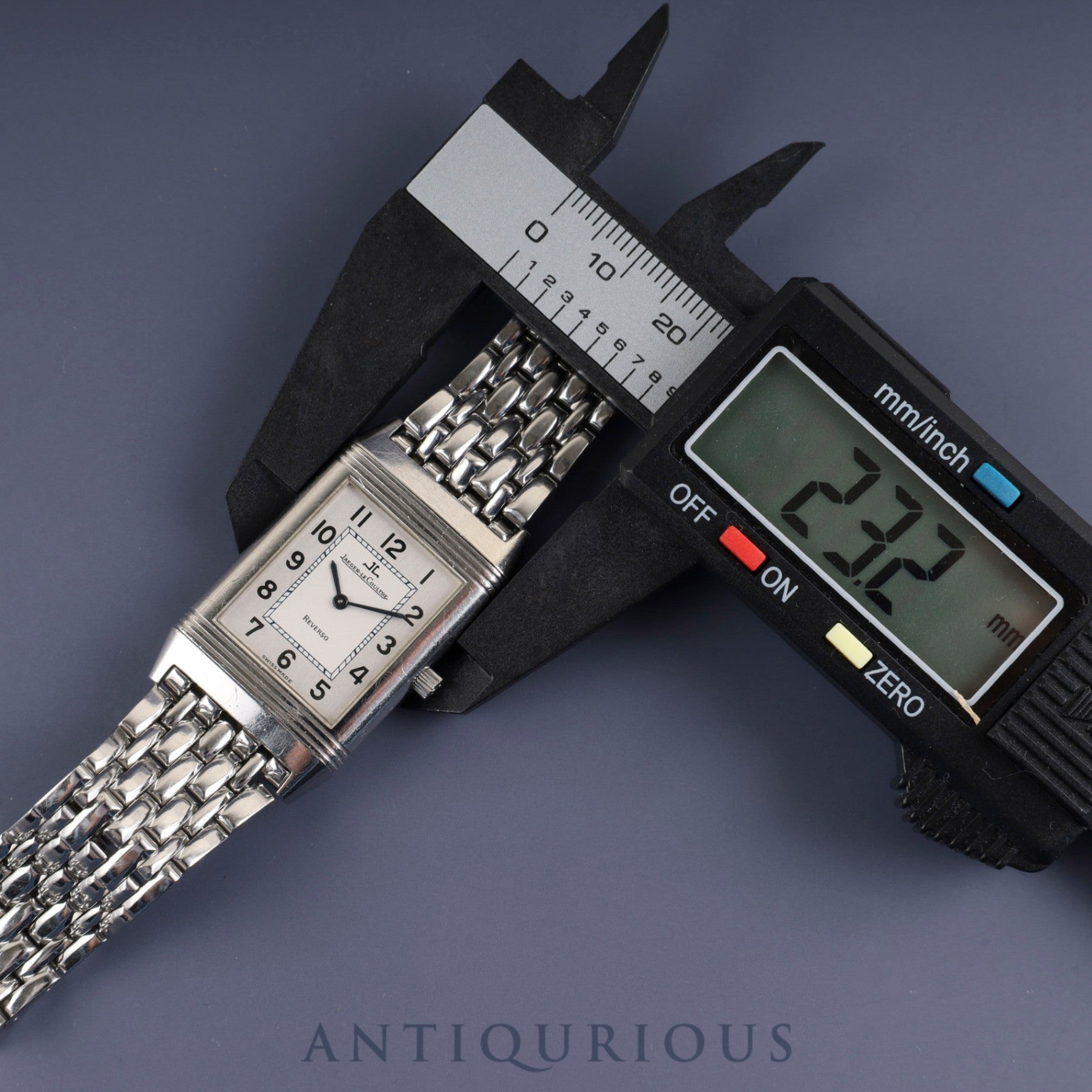 Jaeger-LeCoultre Reverso Classic Q2508120 / 250.8.86 Manual winding Cal.846/1 SS SS Silver dial Box Case Booklet Warranty (1997) Overhauled