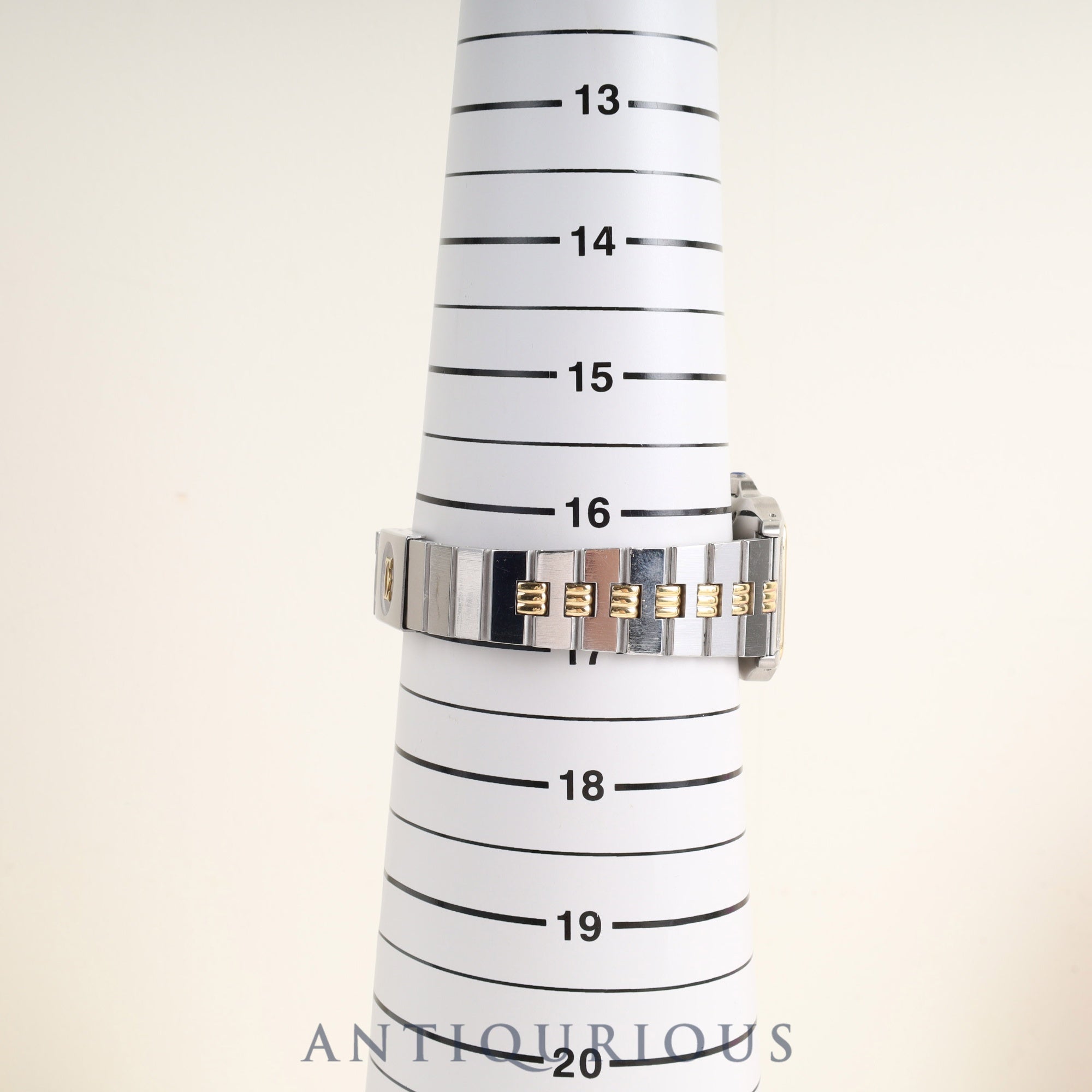 カルティエ サントス ガルベ LM 2961 自動巻き SS/YG SS/YG ホワイトローマン文字盤 カルティエブティックにてコンプリートサービス(フルメンテナンス)済み