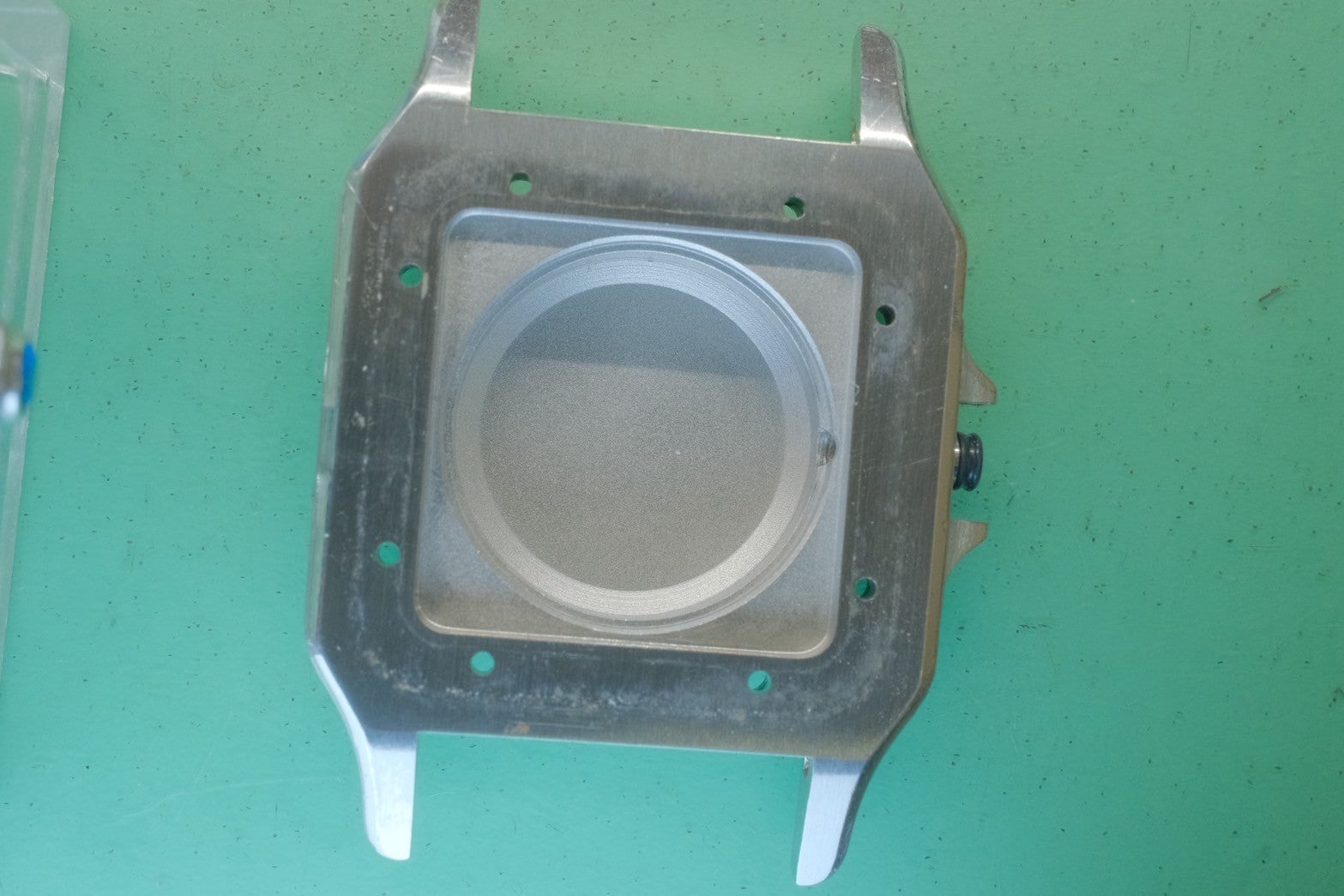 カルティエ サントス ガルベ LM AC 23.80 gr OR 0.750 4.05 gr /2961 自動巻き Cal.2671 SS/YG SS/YG ホワイトローマン文字盤 箱 冊子 保証書 カルティエ修理明細(2002年) オーバーホール済み