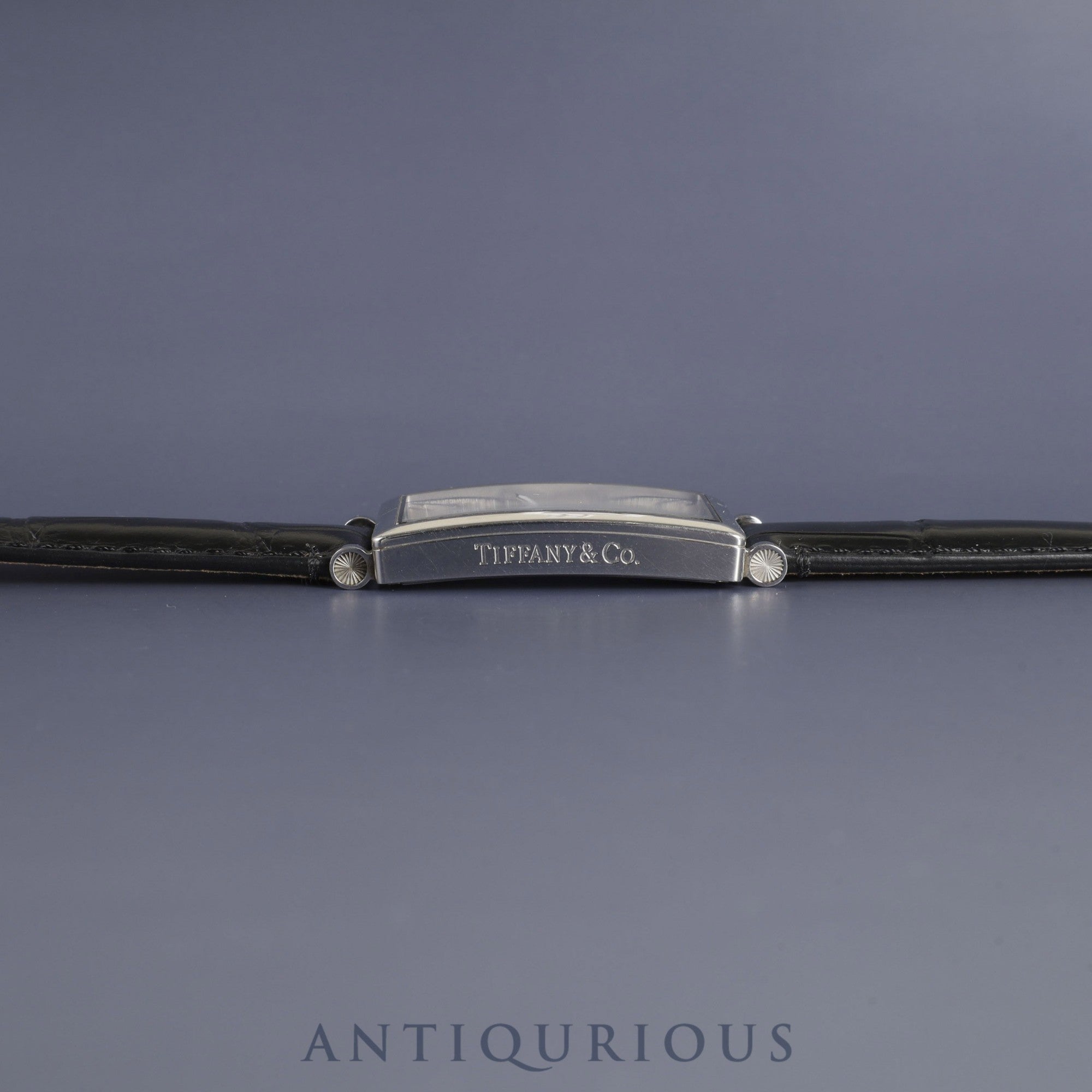 Tiffany Gallery Z3002.10.10A21A68A Quartz Cal.976.001 SS Leather Genuine Buckle (SS) Silver Dial Overhauled