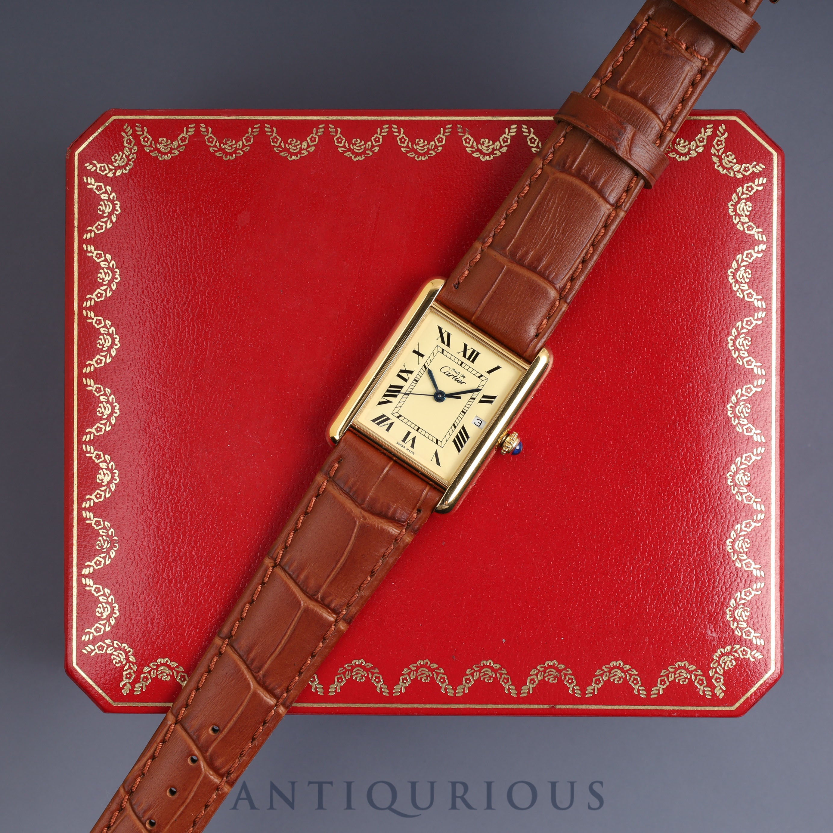 カルティエ マストタンク GM(XL) デイト QZ コンプリートサービス(フルメンテナンス)済み