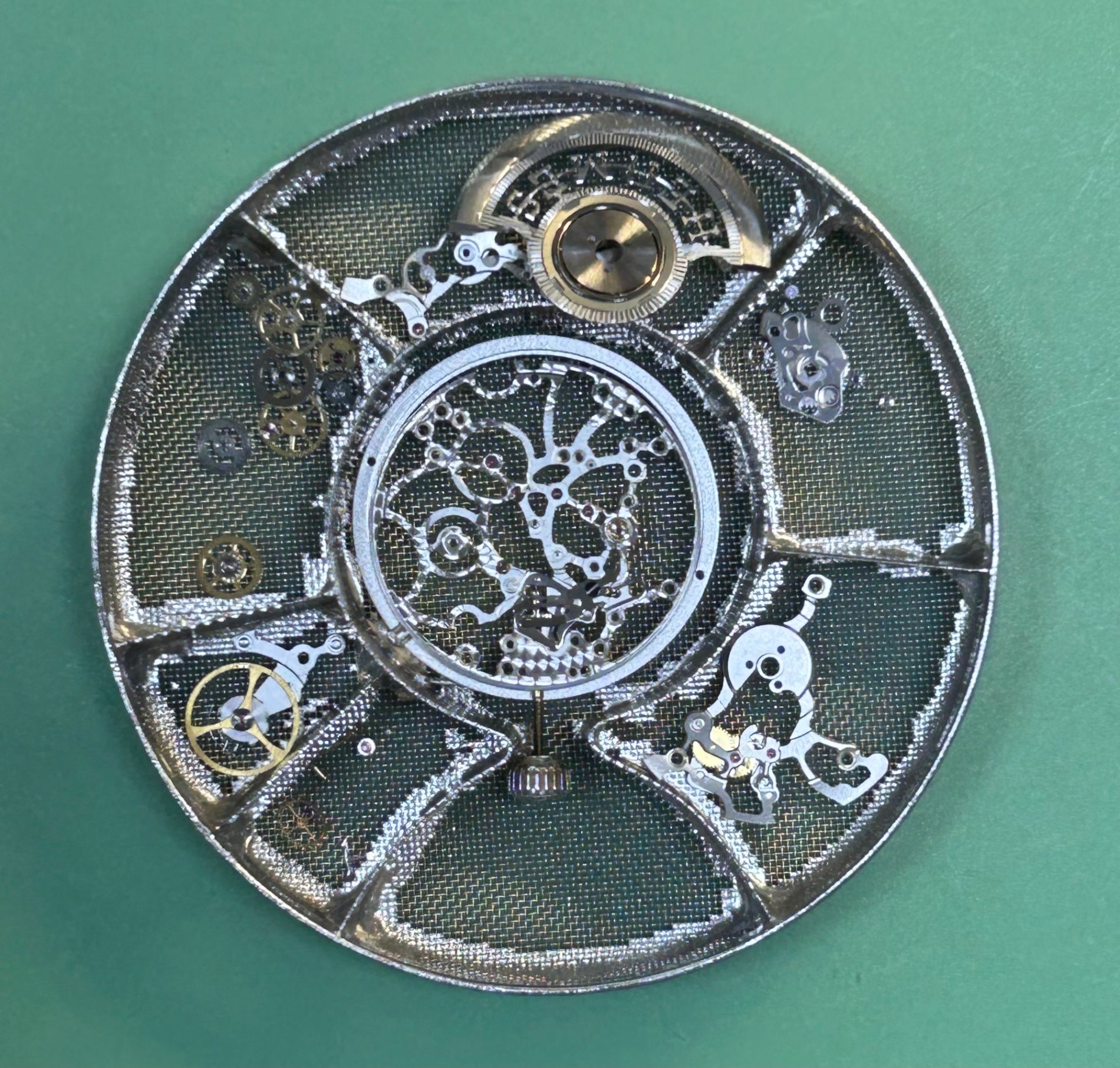 Hermès Sesame SM1.710 Automatic Caliber - Stainless Steel Genuine Leather Strap Genuine Buckle (SS) Skeleton Dial Warranty (2001) Box Booklet Overhauled