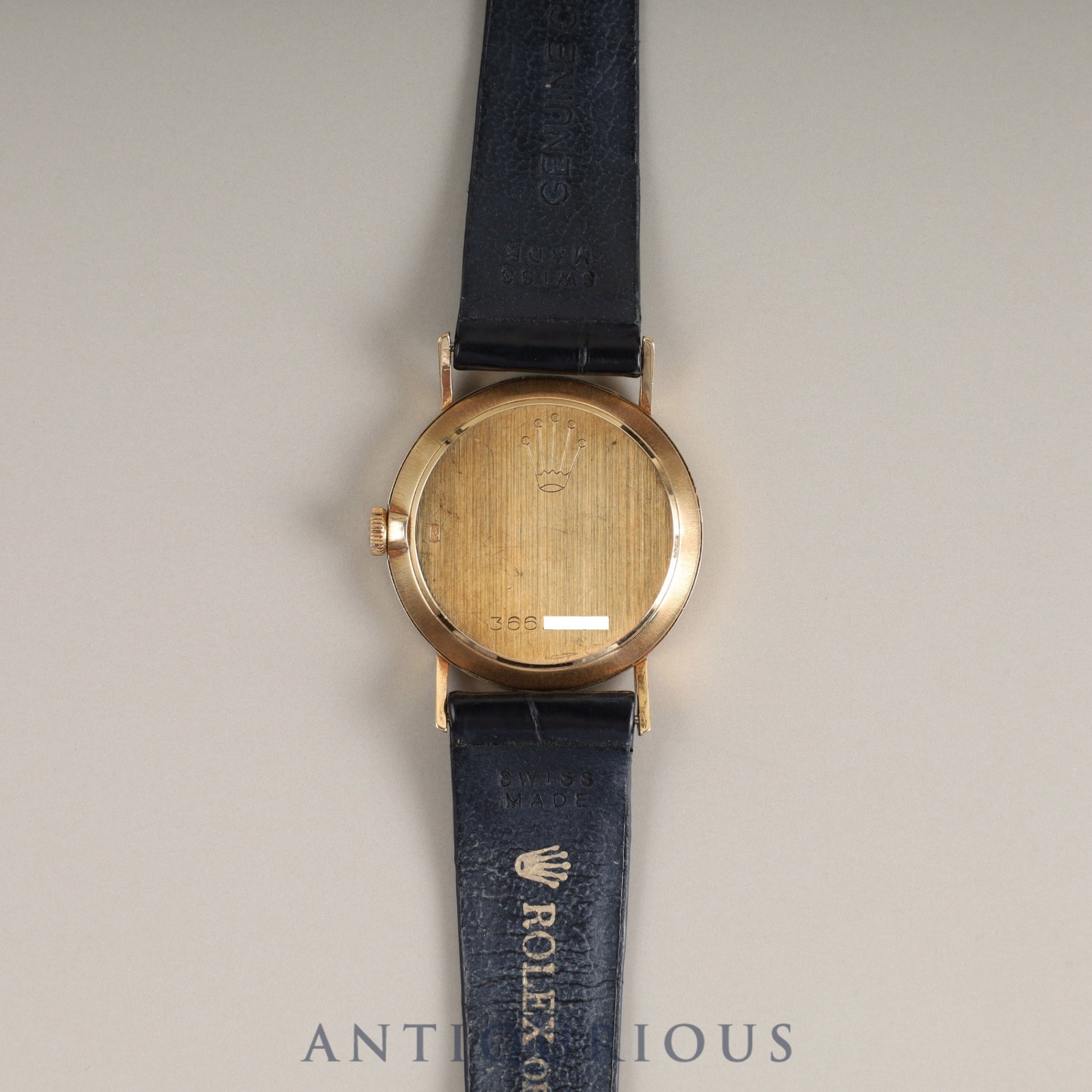 Rolex Cellini 3810 Manual winding Cal.1600 750 Genuine leather strap Genuine buckle (GP) White dial 1972 (36th series) Overhauled