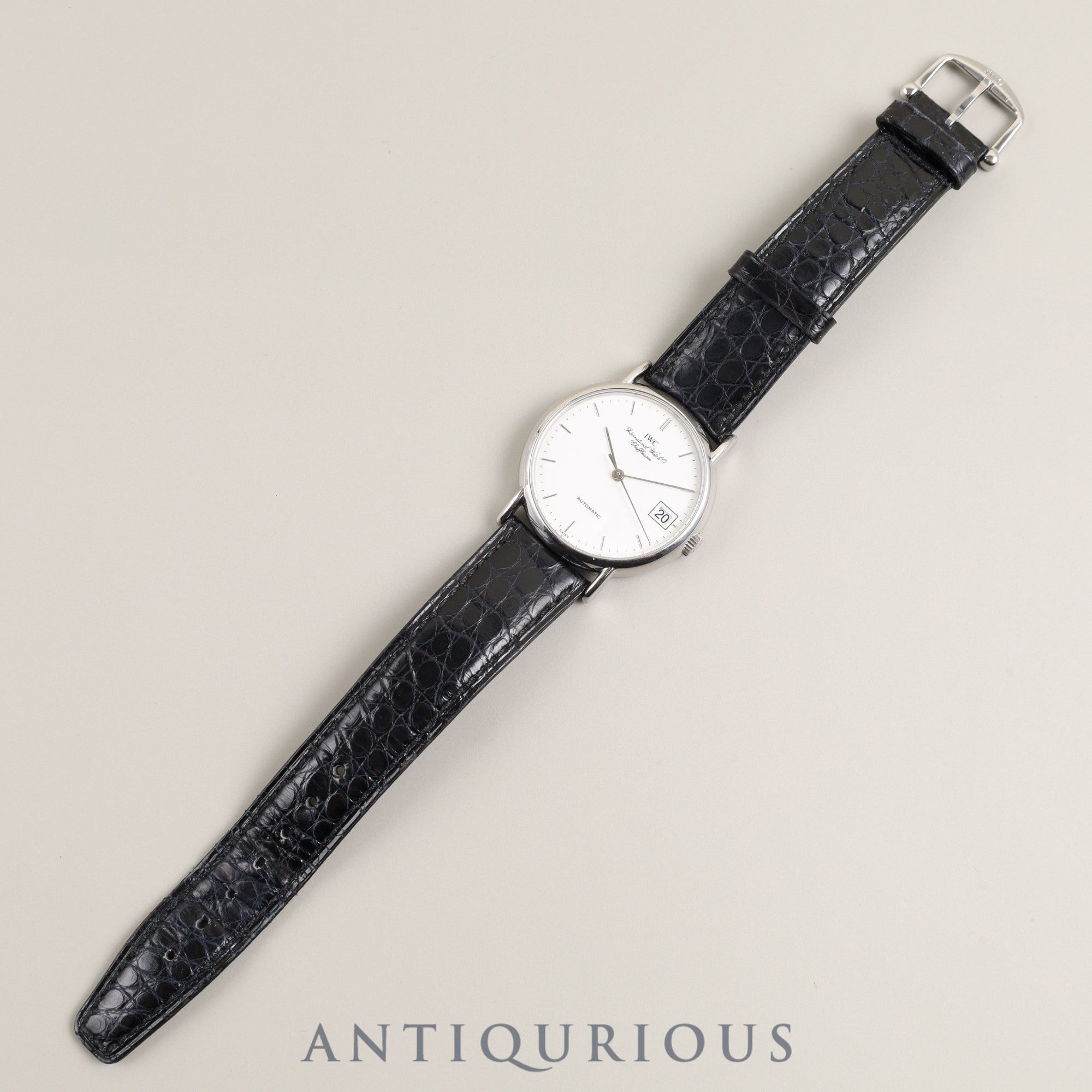 IWC ポートフィノ IW351320 自動巻き Cal.30120 SS 純正ベルト 純正尾錠(SS)ホワイト文字盤 34mm 保証書(2004年)オーバーホール済み アイダブリュシー