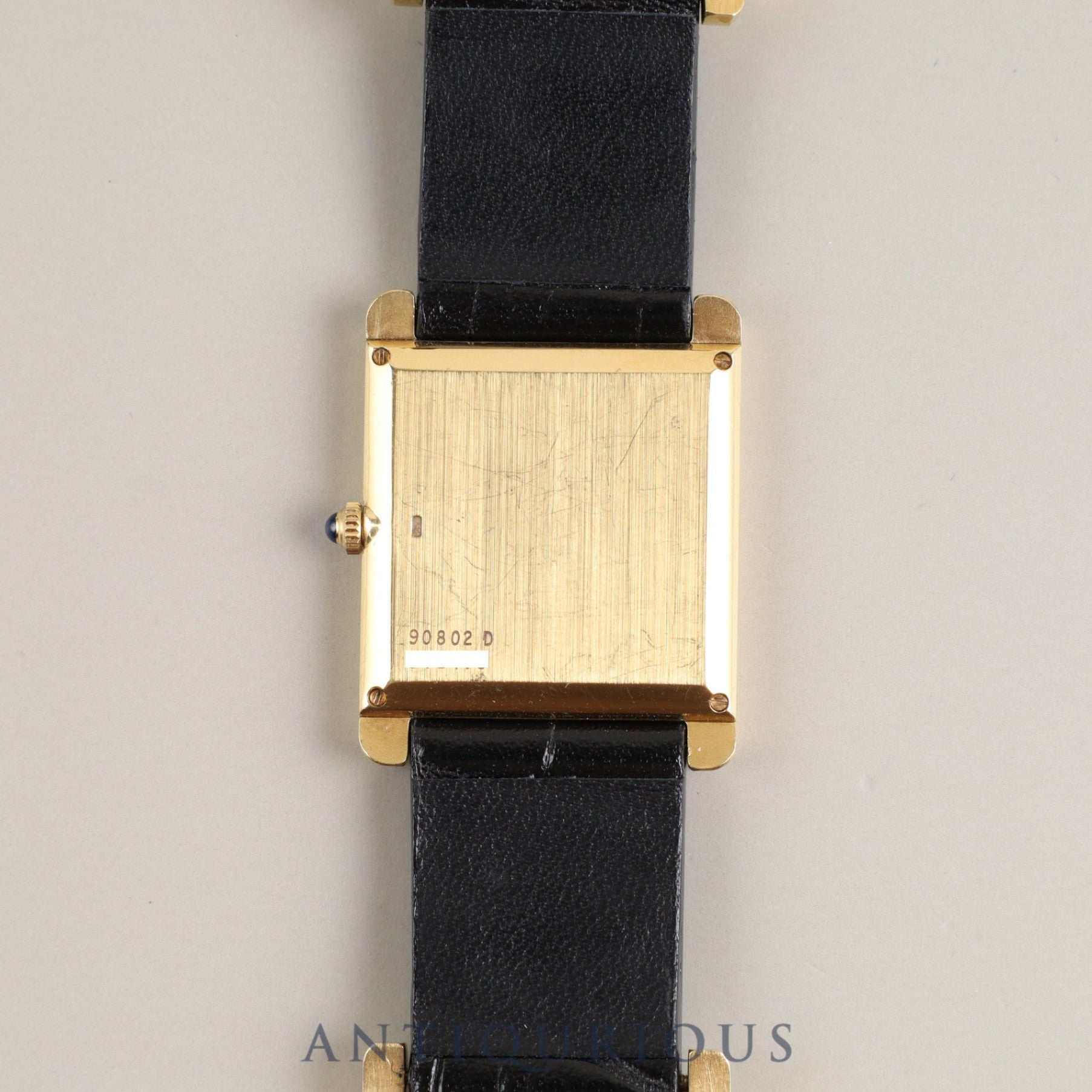 Piaget Tradition 90802D Manual winding Cal.9P2 YG Leather Genuine buckle (750) White dial Overhauled