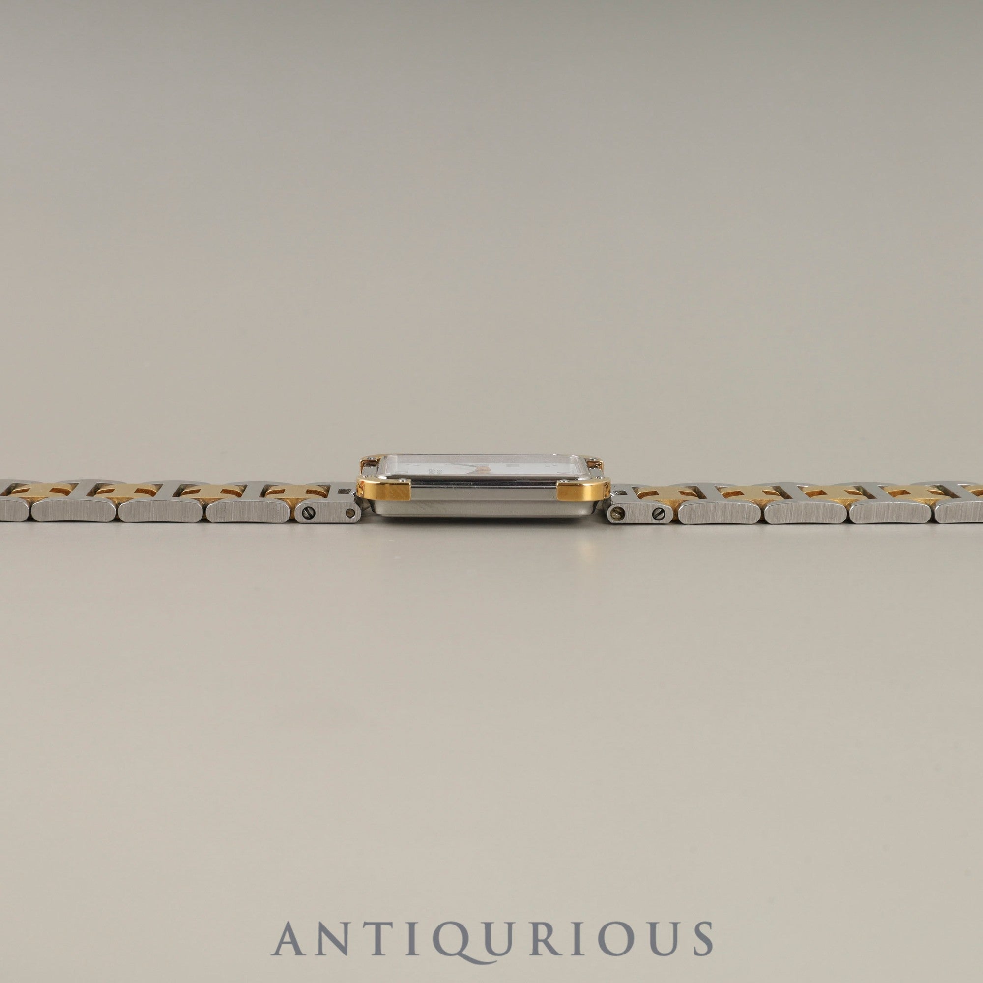 エルメス クロアジュール クォーツ Cal.976 001 SS/GP SS/GP ホワイト文字盤 オーバーホール済み