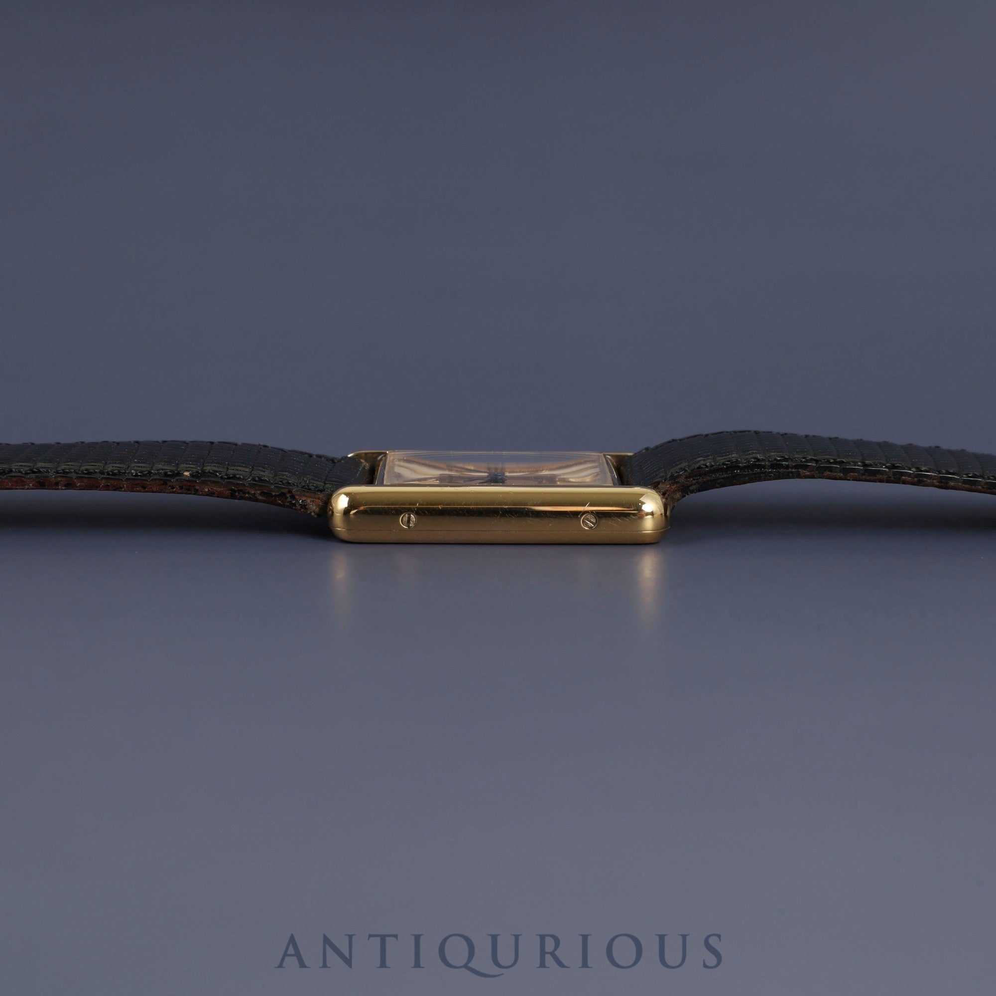 カルティエ マストタンク LM 6 81006 クォーツ Cal.81 SV925 純正革ベルト(使用感あり)純正尾錠(GP) クロワゾネ文字盤 オーバーホール済み