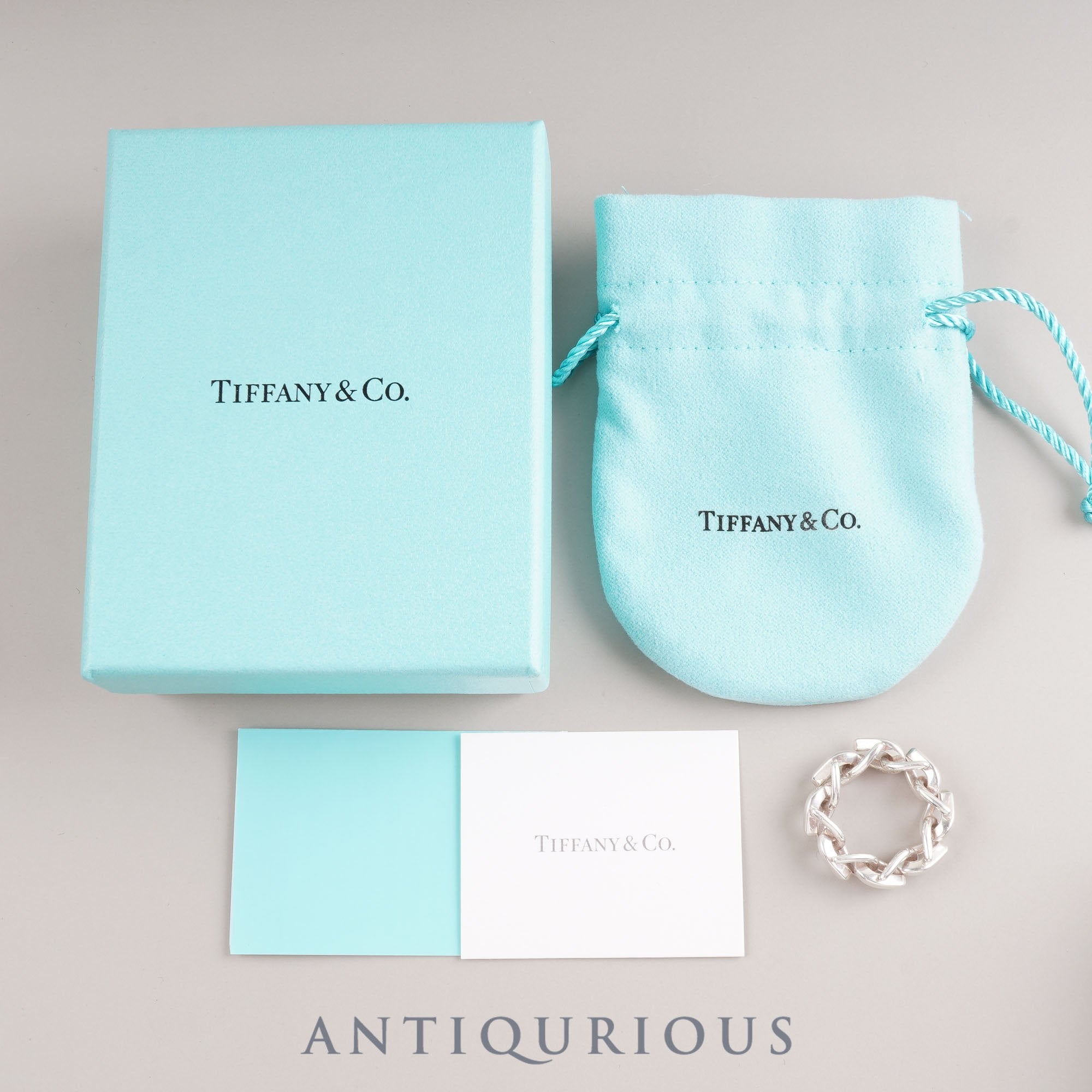 Tiffany Ring Forge SV925 Box Dust Bag Card 東京銀座の