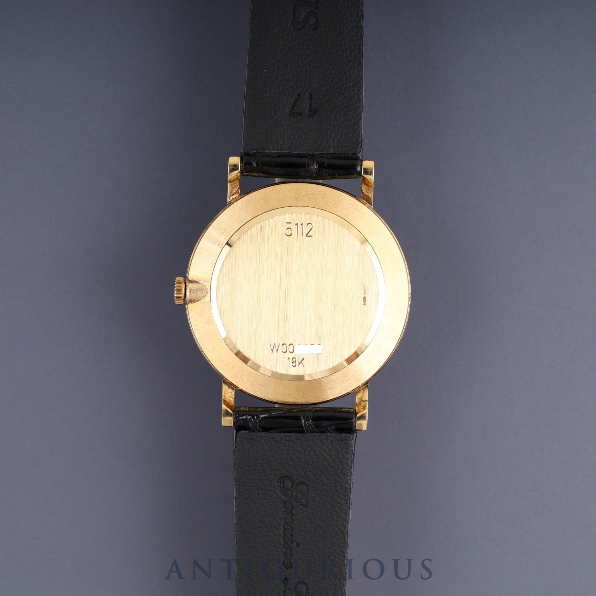 Rolex Cellini 5112/8 Manual Winding Caliber 1602 18K Leather Strap (750) White Roman Dial W Serial (1994-1995) Warranty Card Box Booklet Genuine Strap Overhauled