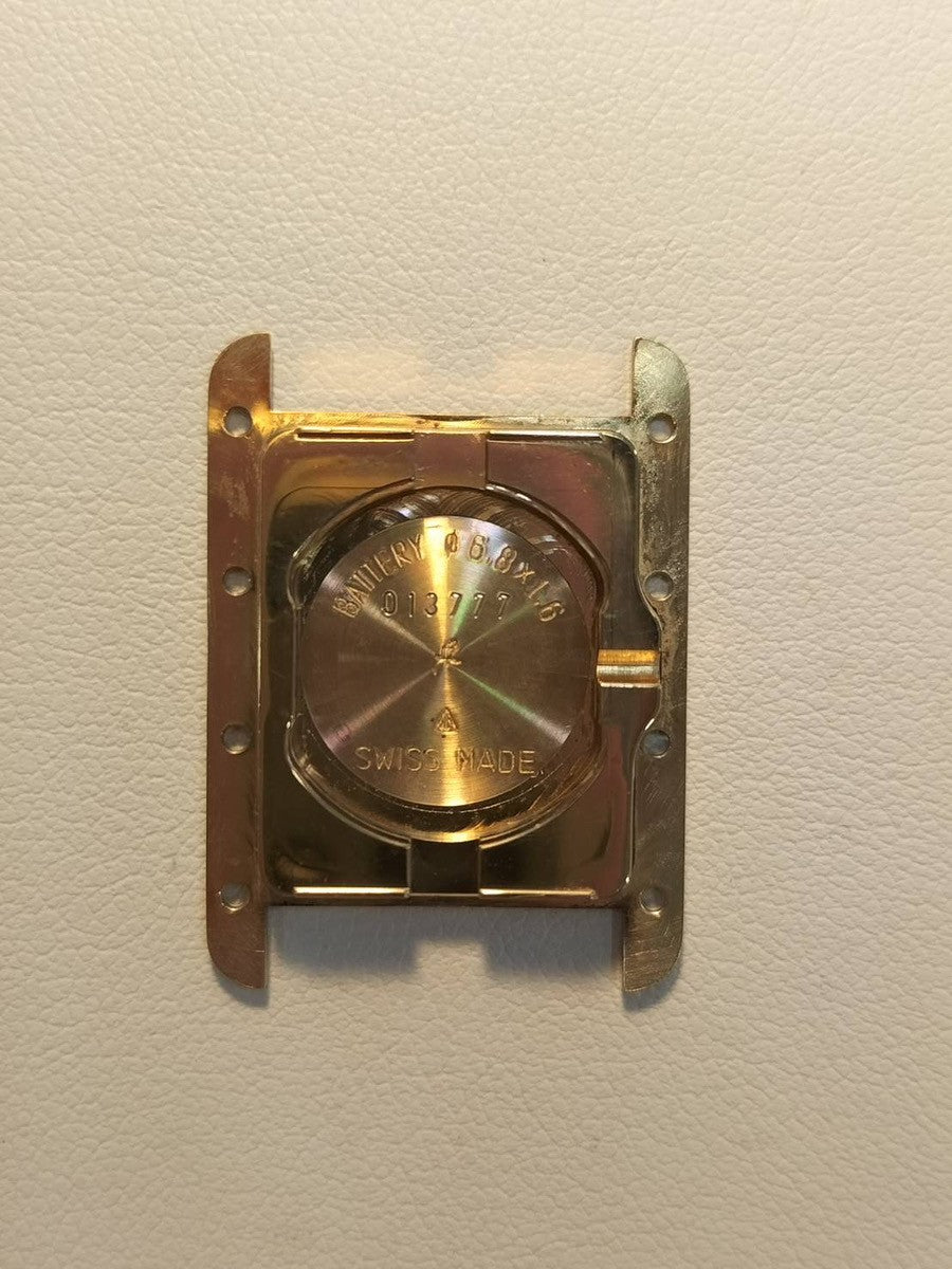 カルティエ マストタンク MM W1013854 / 2415 クォーツ Cal.057 SV925 革 純正Dバックル(GP) テレフォンアラビア文字盤 1990年頃~2004年頃 オーバーホール済み