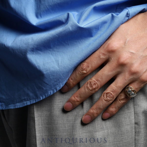 エルメス リング ドゥザノー SV925/750 #52