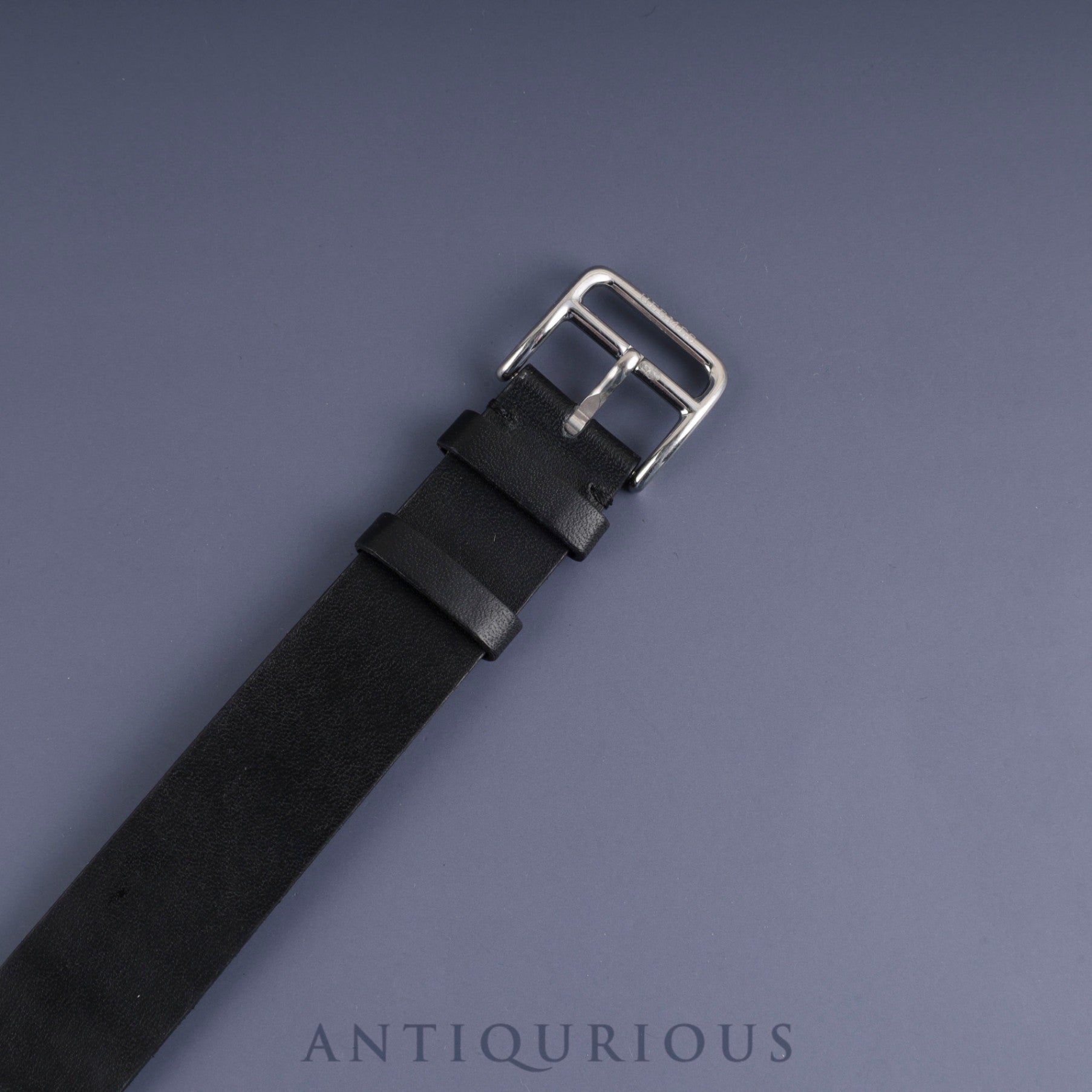 Hermes Cape Cod CC2.710 Quartz SS Leather Genuine Buckle (SS) Grey Dial Overhauled