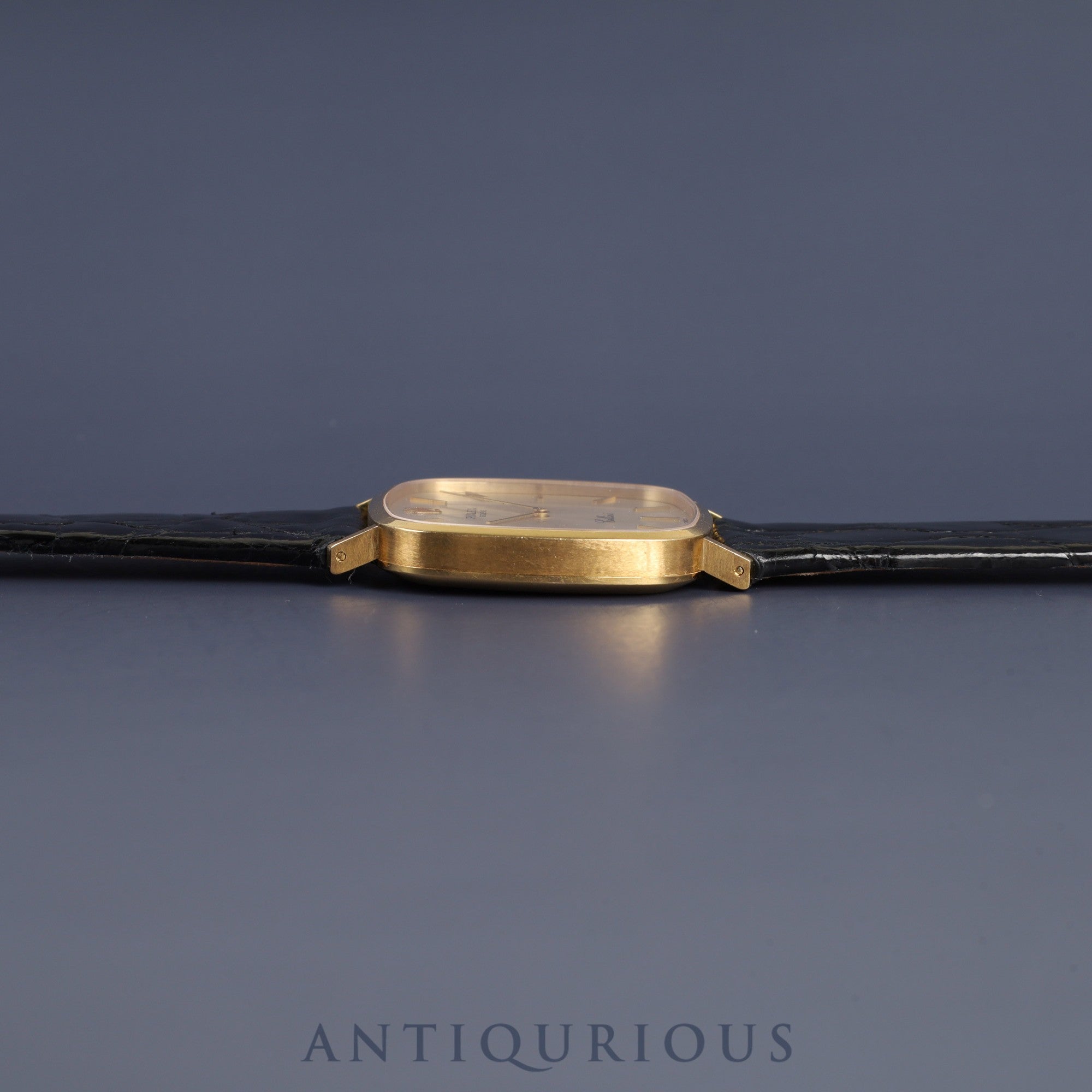 Rolex Cellini 4114/8 Manual Winding Caliber 1602 18K Leather Strap with Genuine GP Buckle Silver Dial K Serial (2001) Overhauled