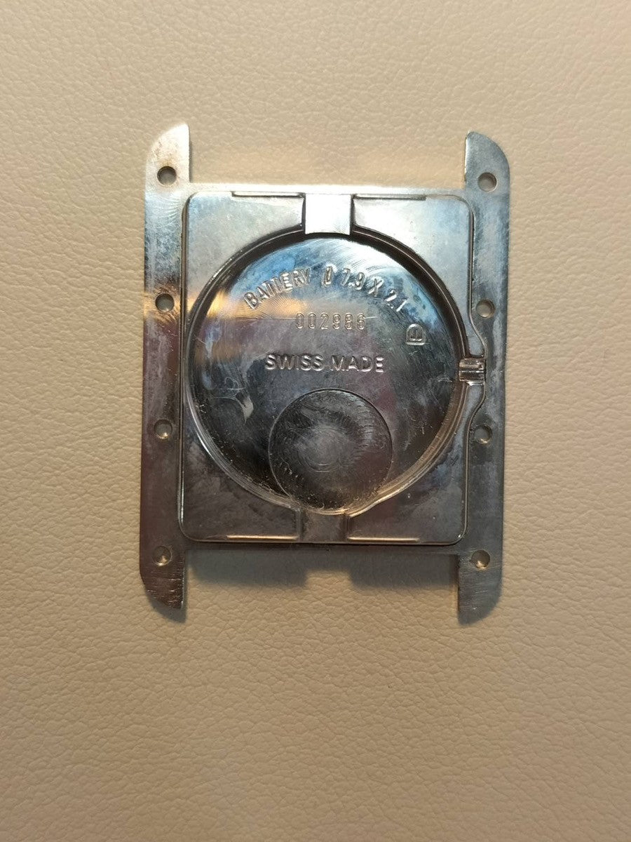 Cartier Must Tank GM (XL) 2414 Quartz Caliber 87 SV925 Leather Strap with Genuine D-Clock Buckle (Stainless Steel) Telephone Arabic Dial Overhauled