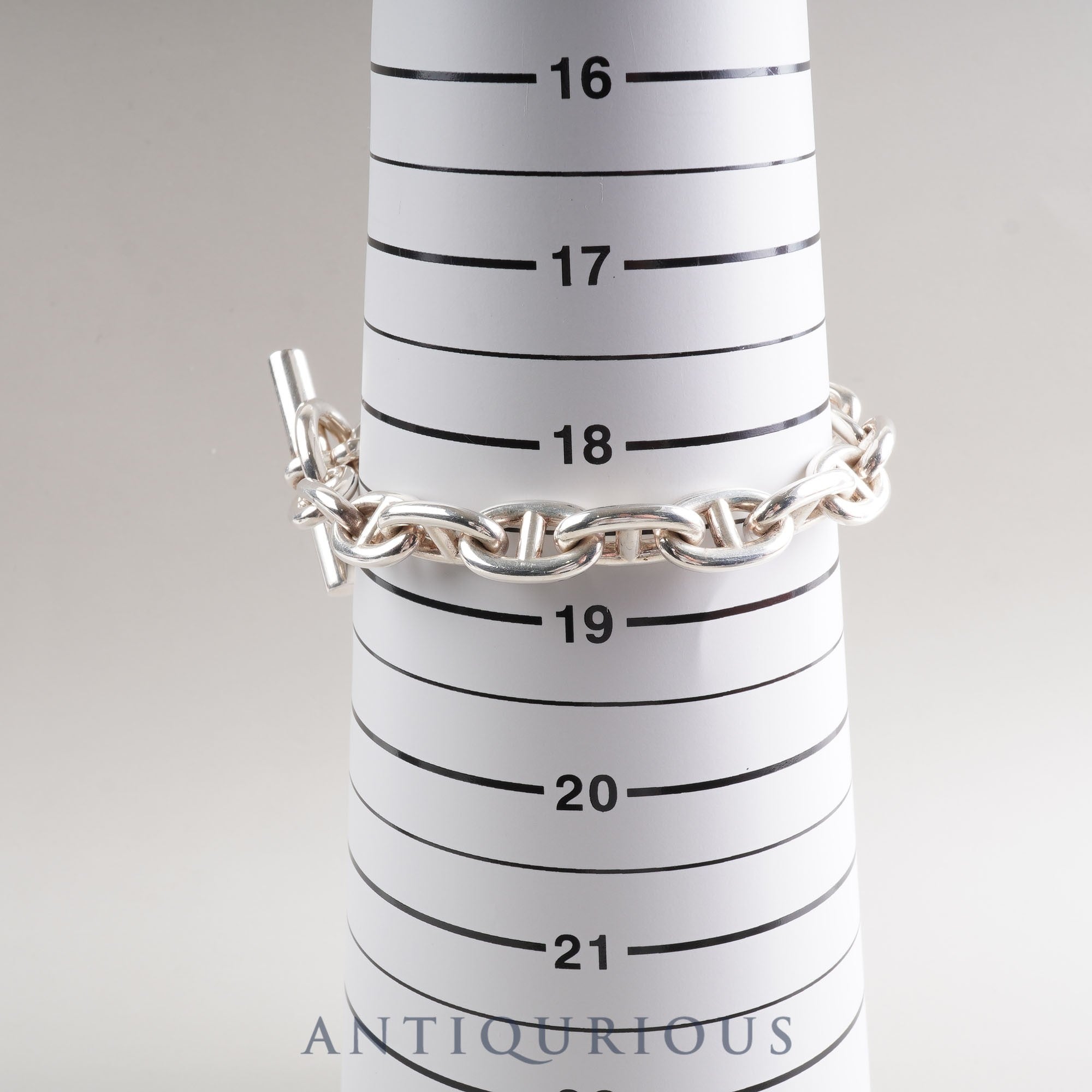 Hermes Bracelet Chaine d'Ancre MM 17 links SV925 Box