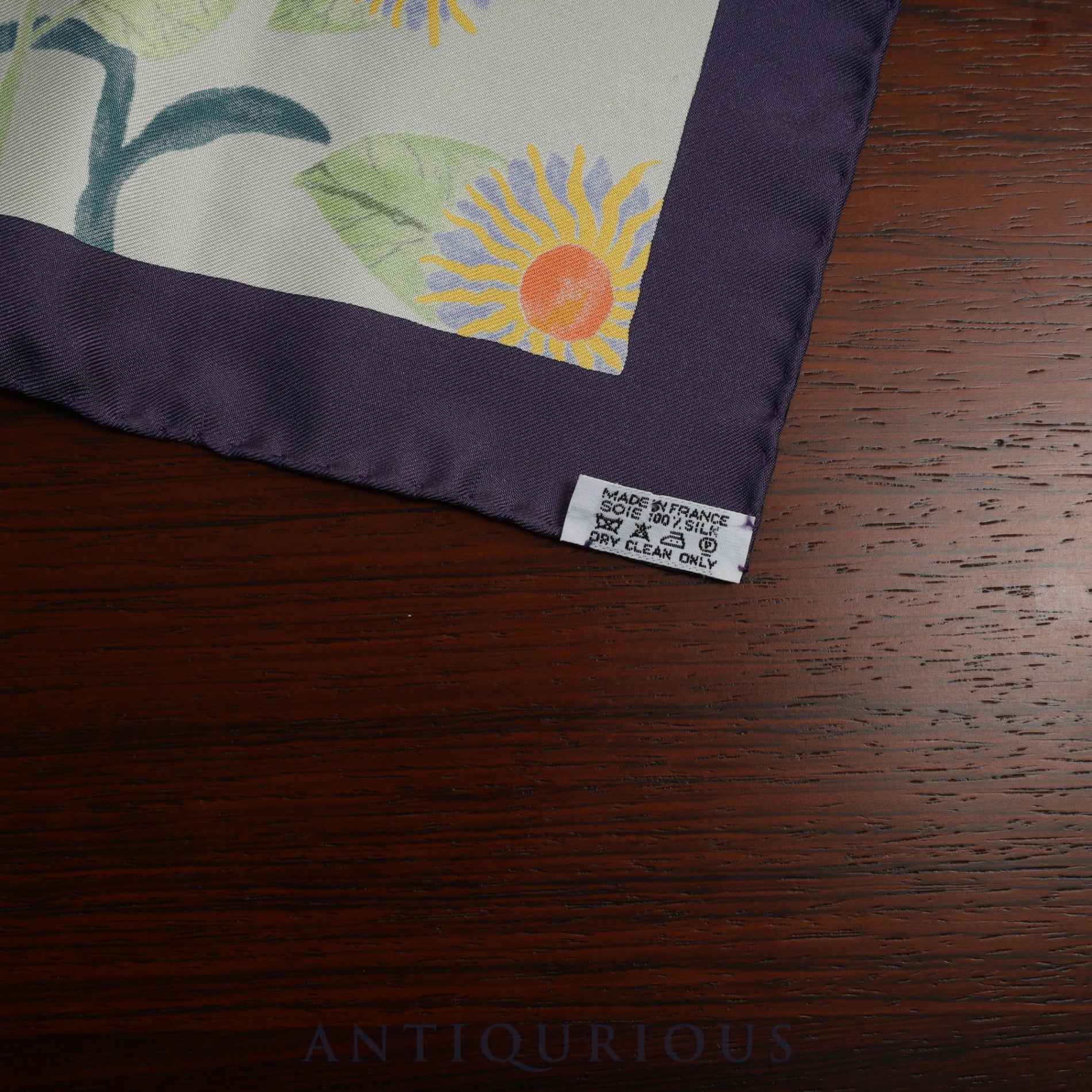 エルメス スカーフ カレ45 TOURNE SOLS ひまわり SILK100%