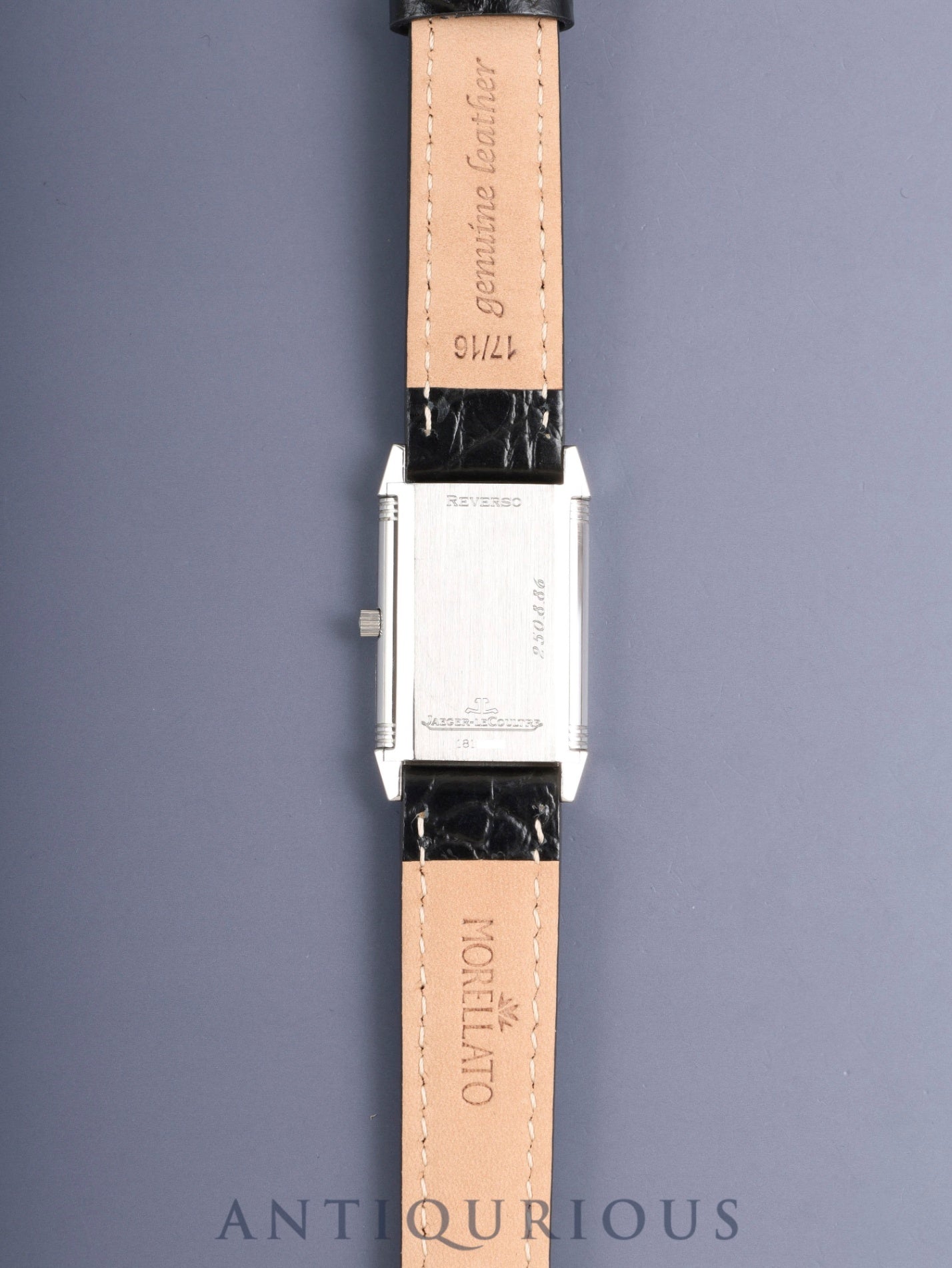 ジャガー・ルクルト レベルソ クラシック 250.8.86 手巻き Cal.846/1 SS 革 純正ピンバックル(SS)シルバーアラビア文字盤 オーバーホール済み