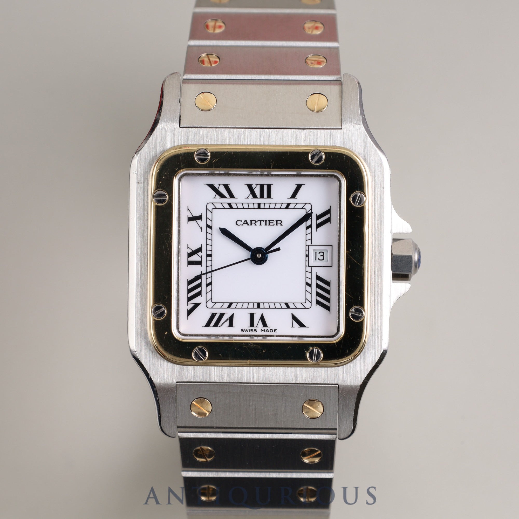 Cartier Santos Galbee LM AC 23.80 gr Automatic SS/YG SS/YG White Dial Cartier Boutique Complete Service
