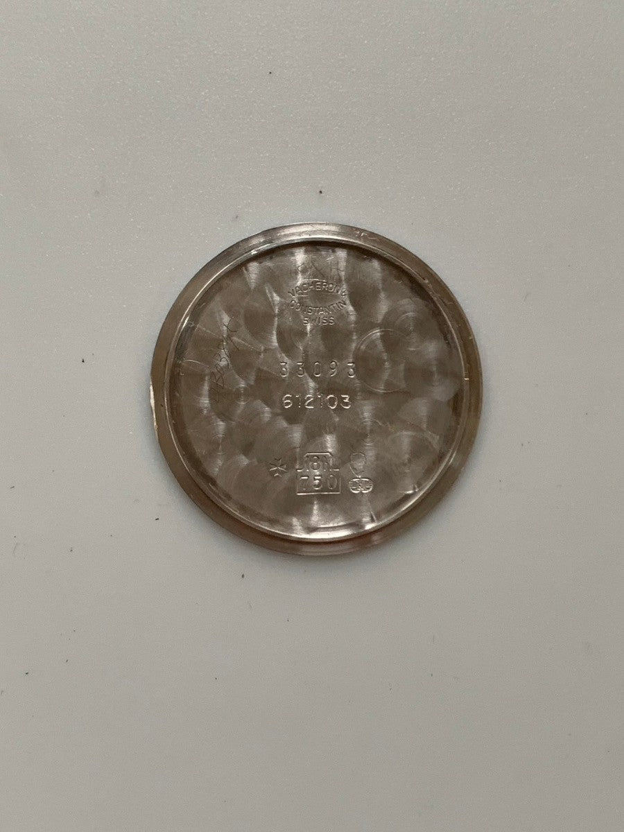 ロレックス チェリーニ 3810 手巻き Cal.1600 750WG 革 純正尾錠(GP) グレー文字盤 36番台(1972年) 冊子 保証書(1976年) オーダーホール済み