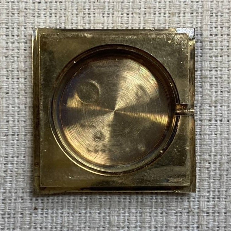 カルティエ マストタンク LM 手巻き Cal.78-1 SV925 革 純正尾錠(GP)ブラックオニキス文字盤 オーバーホール済み 新品仕上げ済み