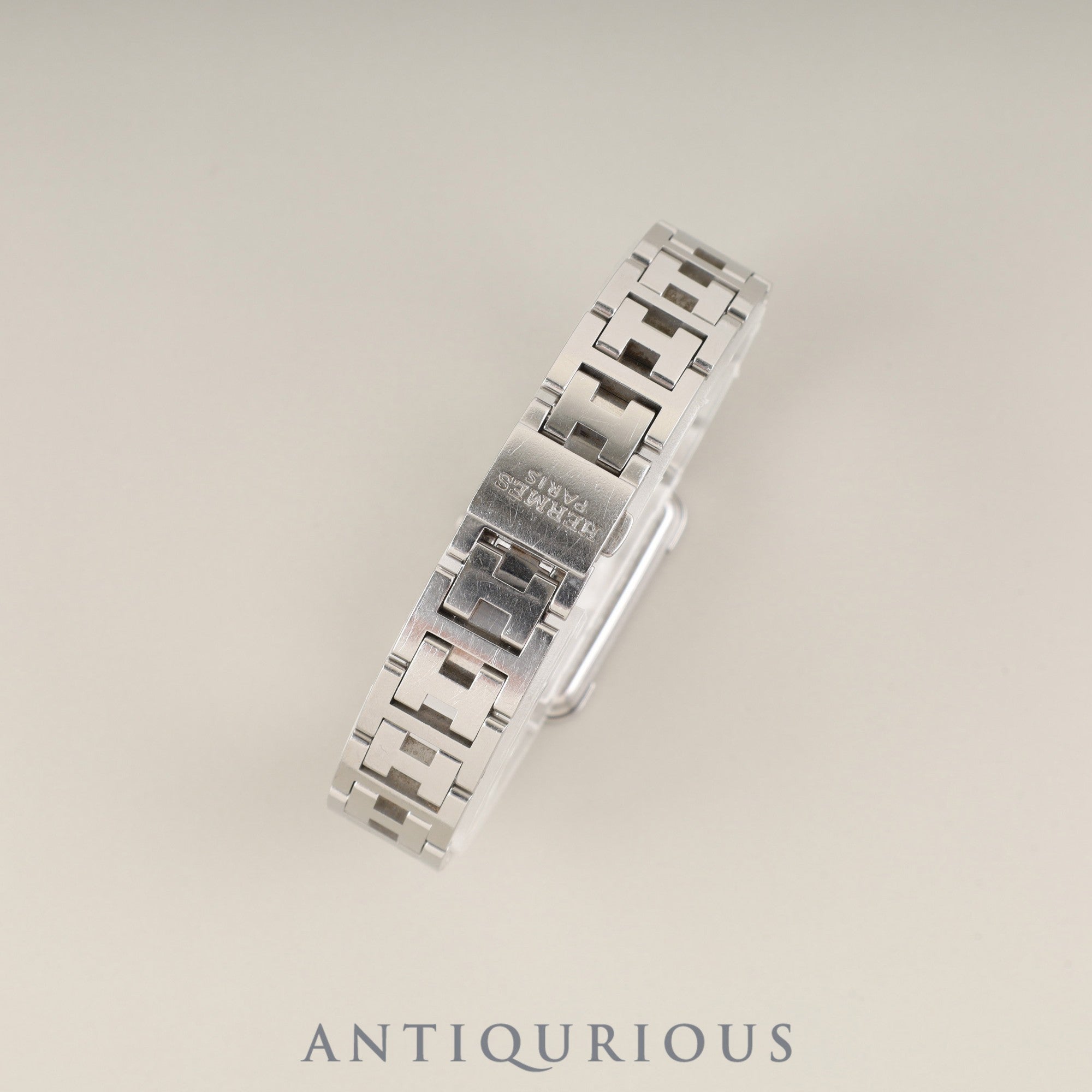 エルメス クロアジュール CR2.210 クォーツ Cal.976.001 SS SS ホワイトシェル文字盤 オーバーホール済み