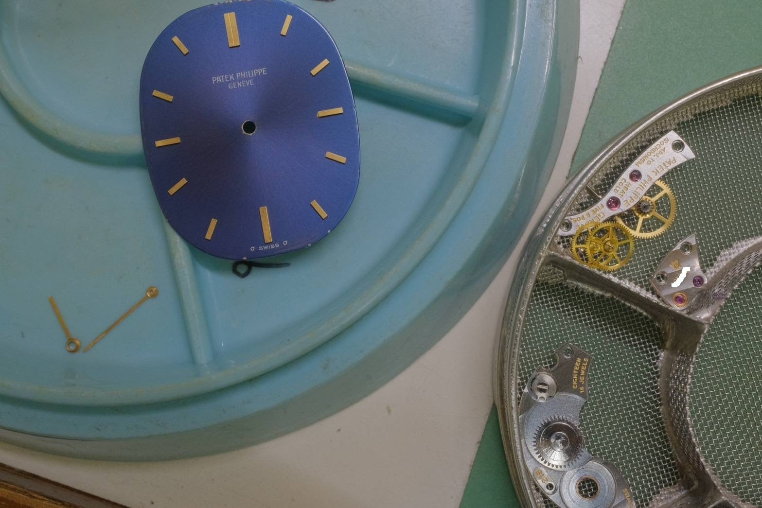 Patek Philippe Golden Ellipse 3848J Manual winding Cal.215 YG Genuine belt Genuine buckle (750) Blue dial Overhauled