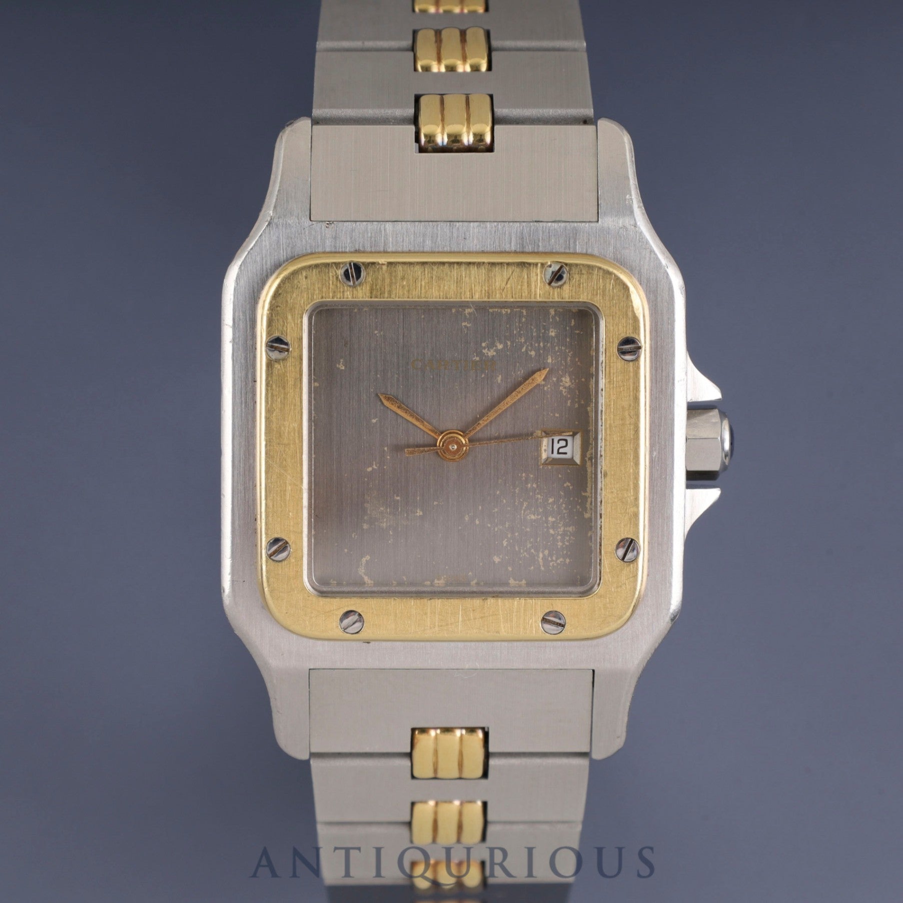Cartier Santos Galbee LM 2961 Automatic Cal.2671 SS/YG SS/YG Ghost Gray Dial Overhauled