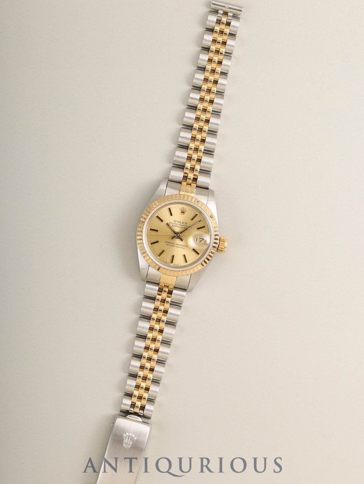Rolex Datejust Lady 69173 Automatic Cal.2135 SS/YG SS/YG Champagne Dial (SWISS MADE) E-serial (1990-1991) Box, Papers (1990), Tag, Overhauled