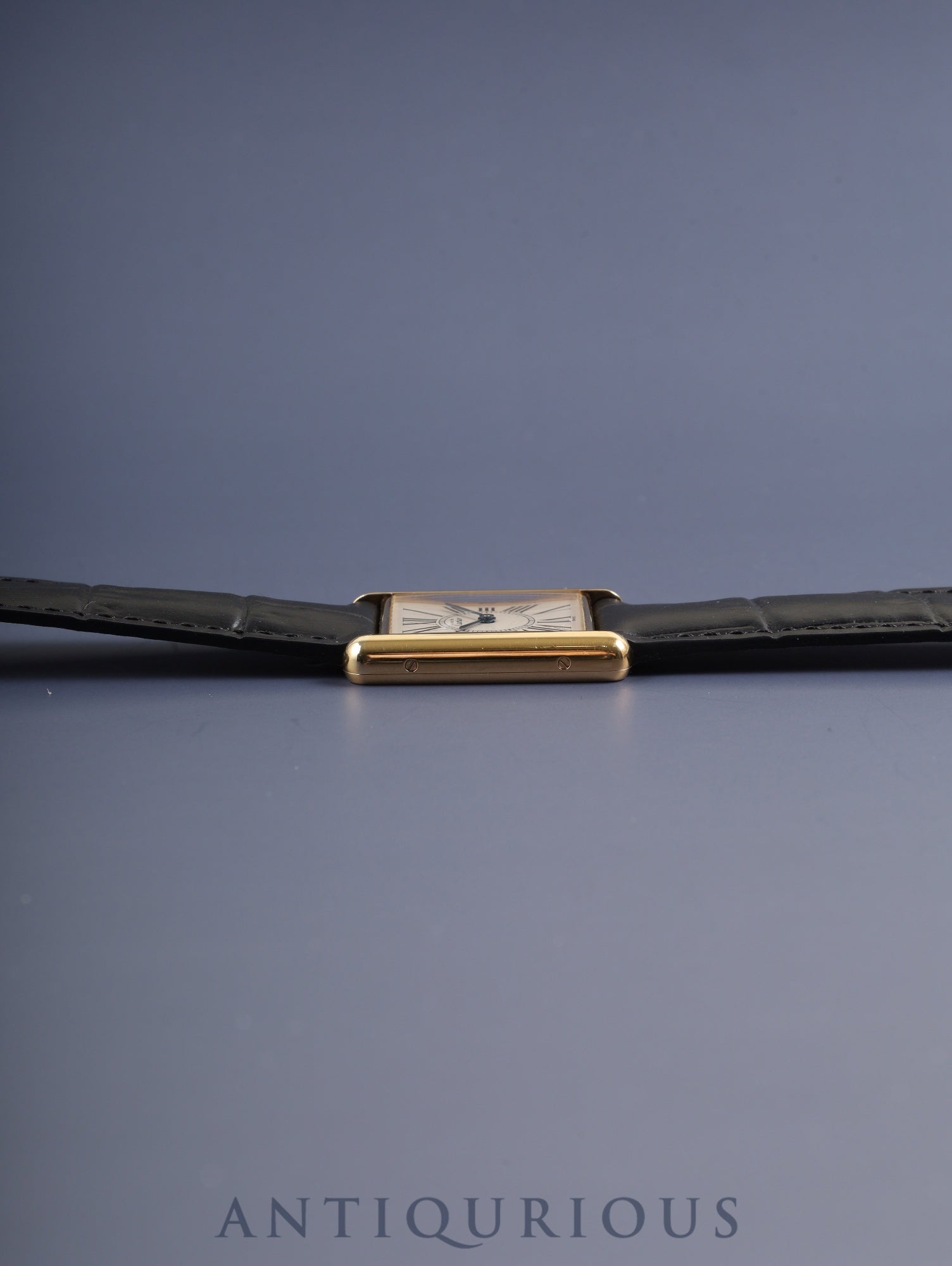 カルティエ マストタンク LM 590005 クォーツ Cal.690 SV925 革 純正Dバックル(GP) オパラン文字盤 箱 冊子 保証書(1996年) オーバーホール済み