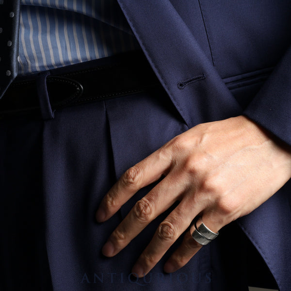 エルメス リング ヴィンテージ ダブル SV925 #53 12.5号