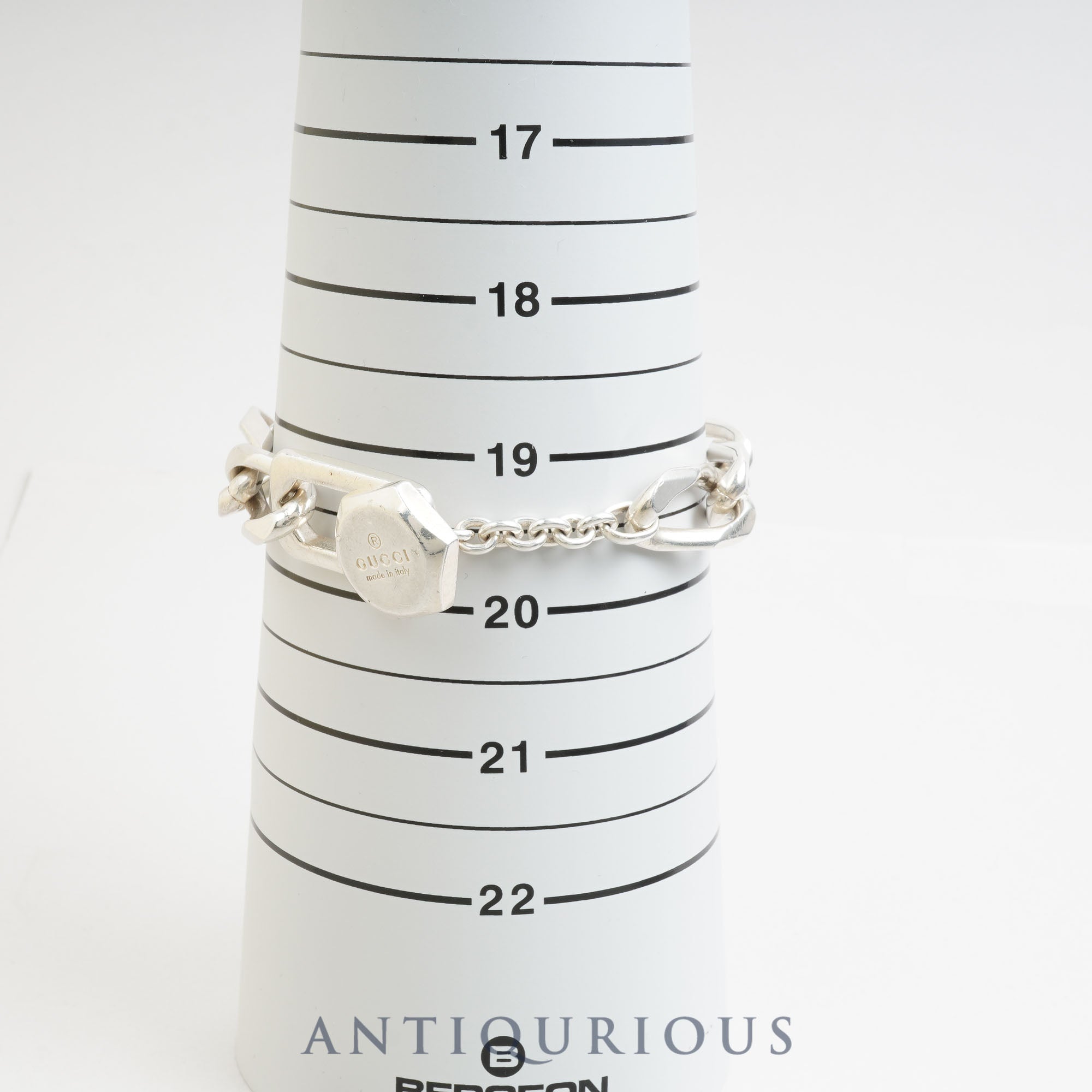 Gucci Bracelet Bangle Figaro Chain SV925
