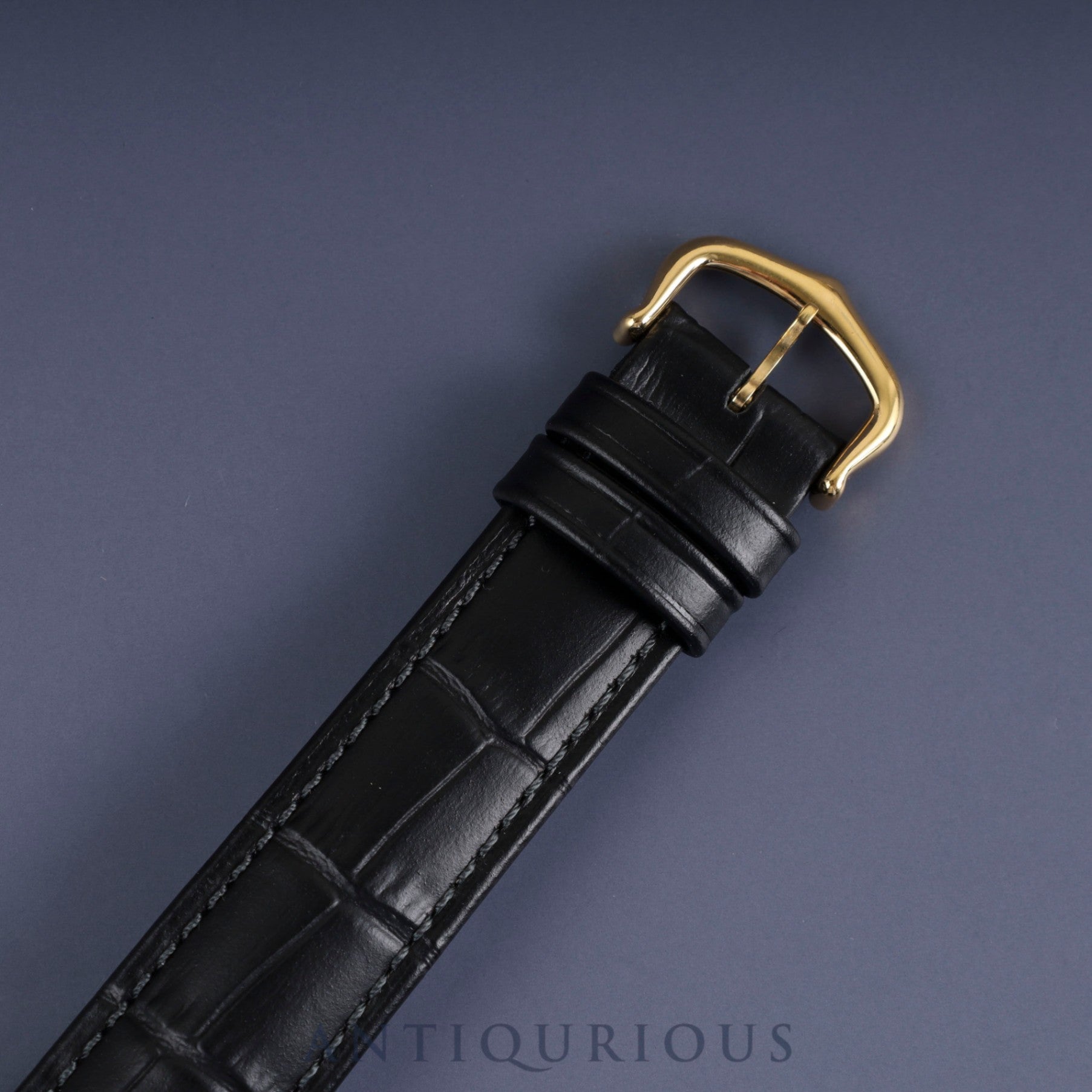 カルティエ マストタンク LM W1002753 / 590005 クォーツ Cal.90 SV925 革 純正尾錠(GP) アイボリーローマン文字盤 純正革ベルト オーバーホール済み