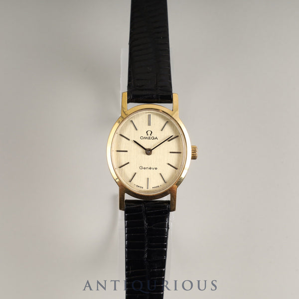 Omega Geneva 5110411 / 1061 Manual winding Cal.625 GP Leather Genuine buckle (GP) Gold dial Overhauled