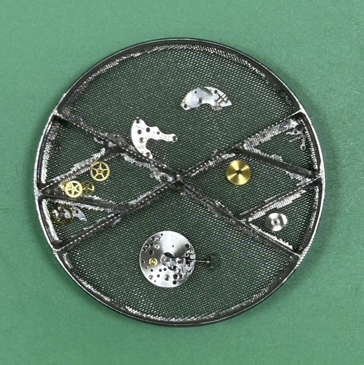 Rolex Precision 2611, manual winding, Cal. 1400, stainless steel, leather, genuine stainless steel buckle, silver dial, No. 41 (1974) *Overhauled